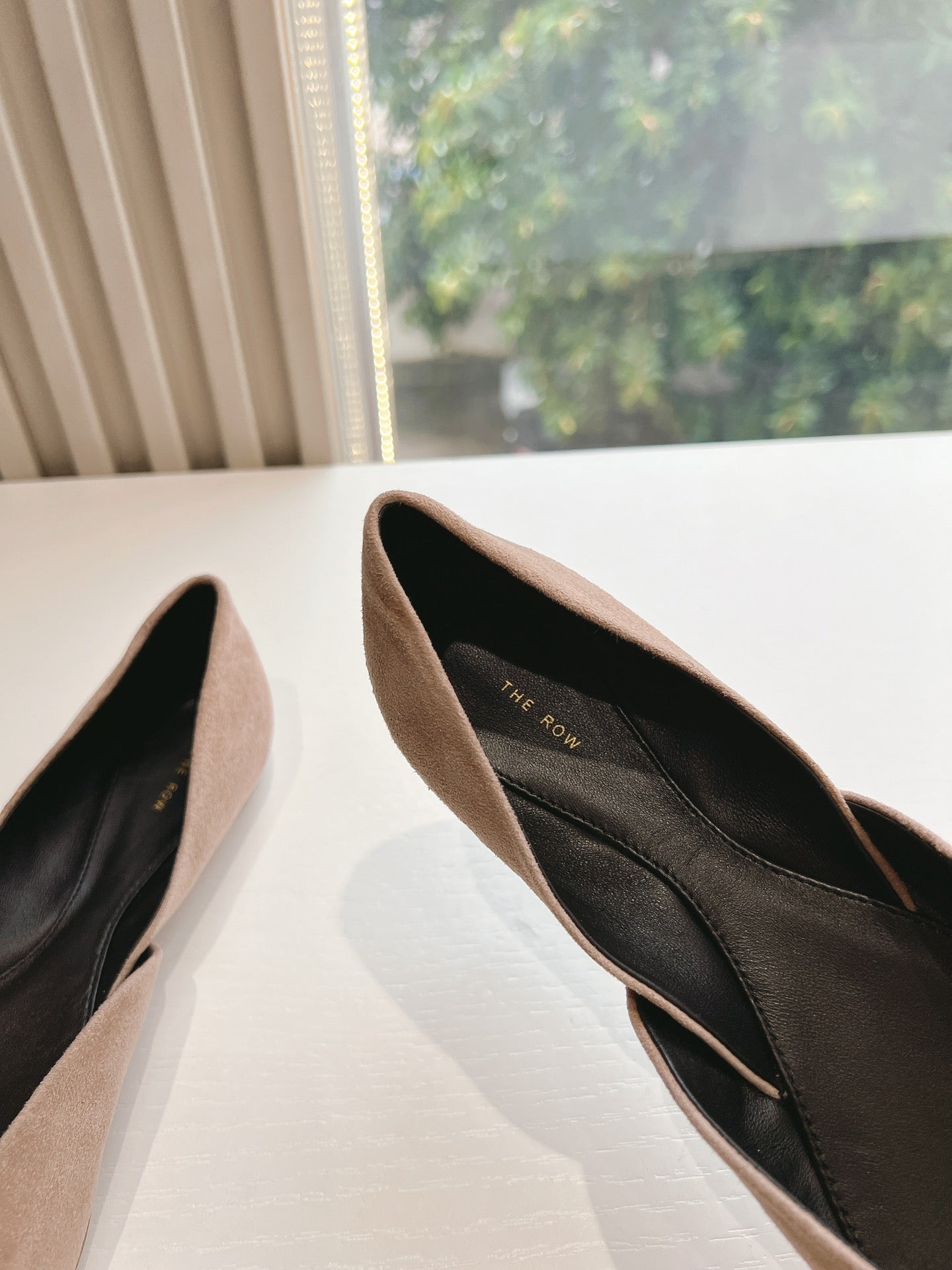 SL GEMMA BALLET FLAT TAN SUEDE - 35