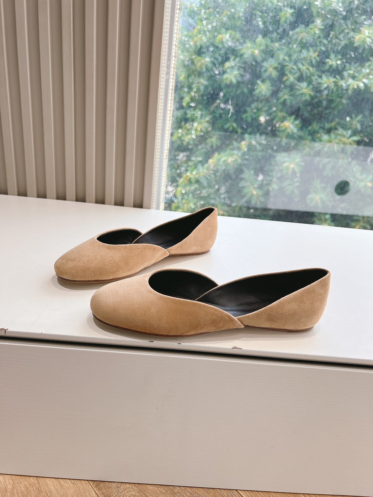 SL GEMMA BALLET FLAT CAMEL SUEDE - 35