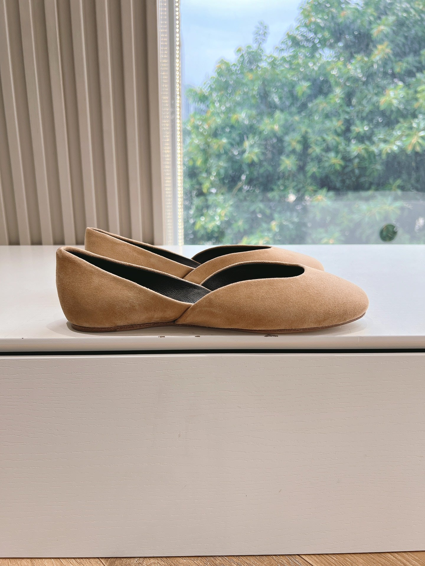 SL GEMMA BALLET FLAT CAMEL SUEDE - 35