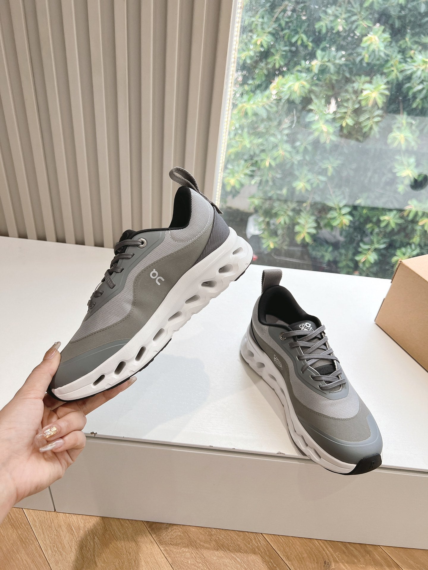 LW CLOUDTILT 2.0 SNEAKER GRAY POLYESTER - 35