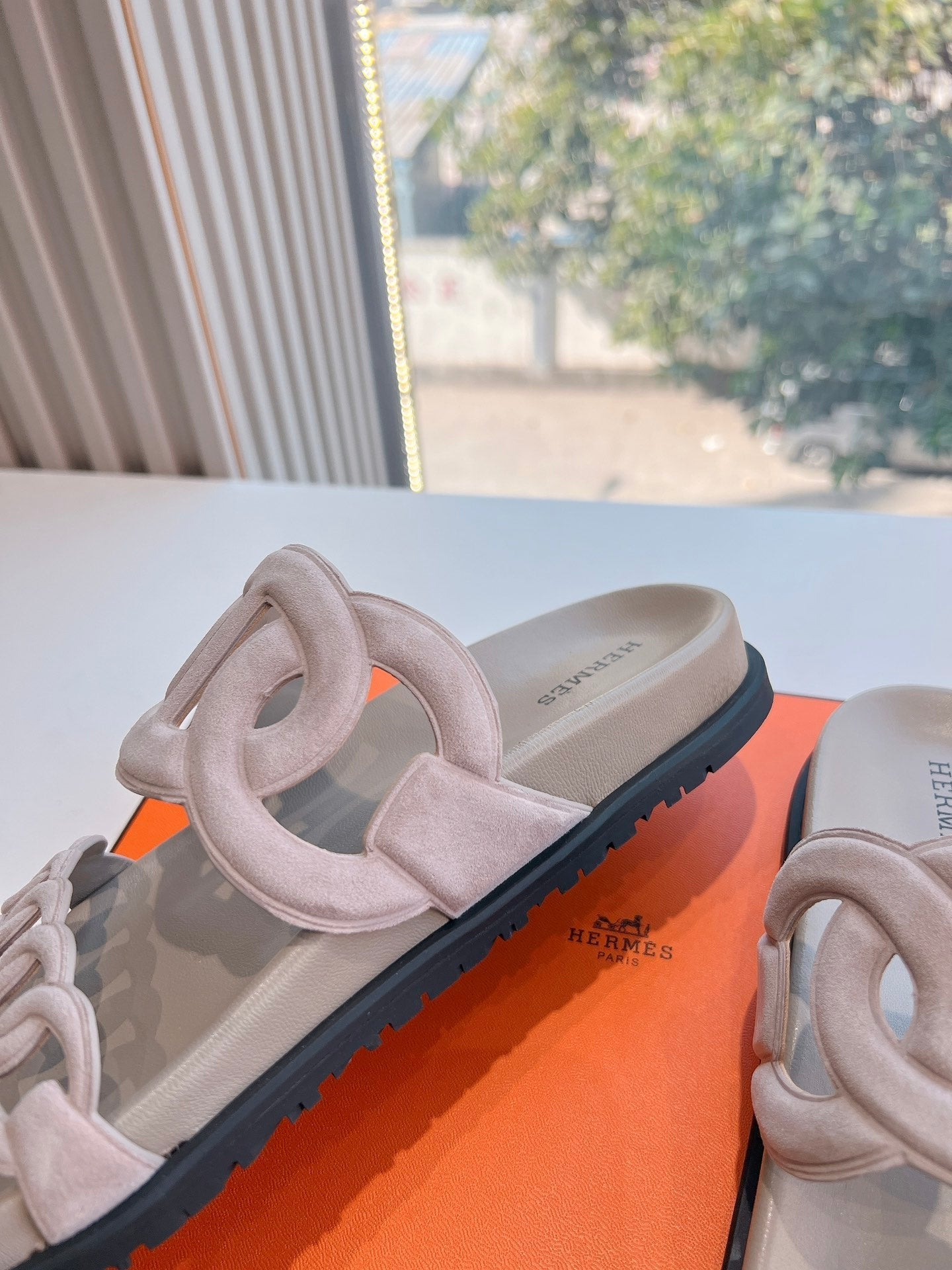EXTRA SANDAL IN NUDE BEIGE CALFSKIN - 35