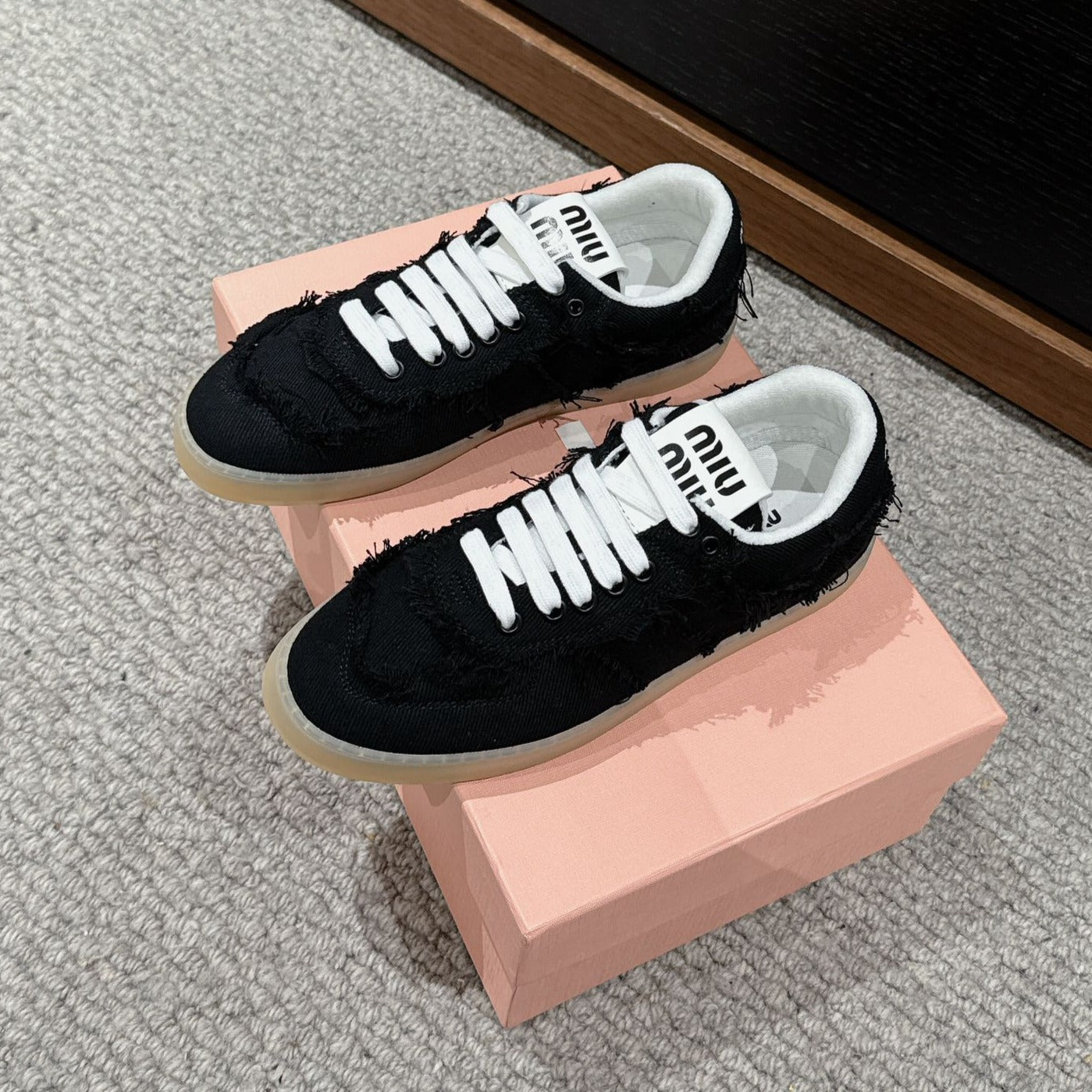 Dexun Sneaker Black Canvas - 35