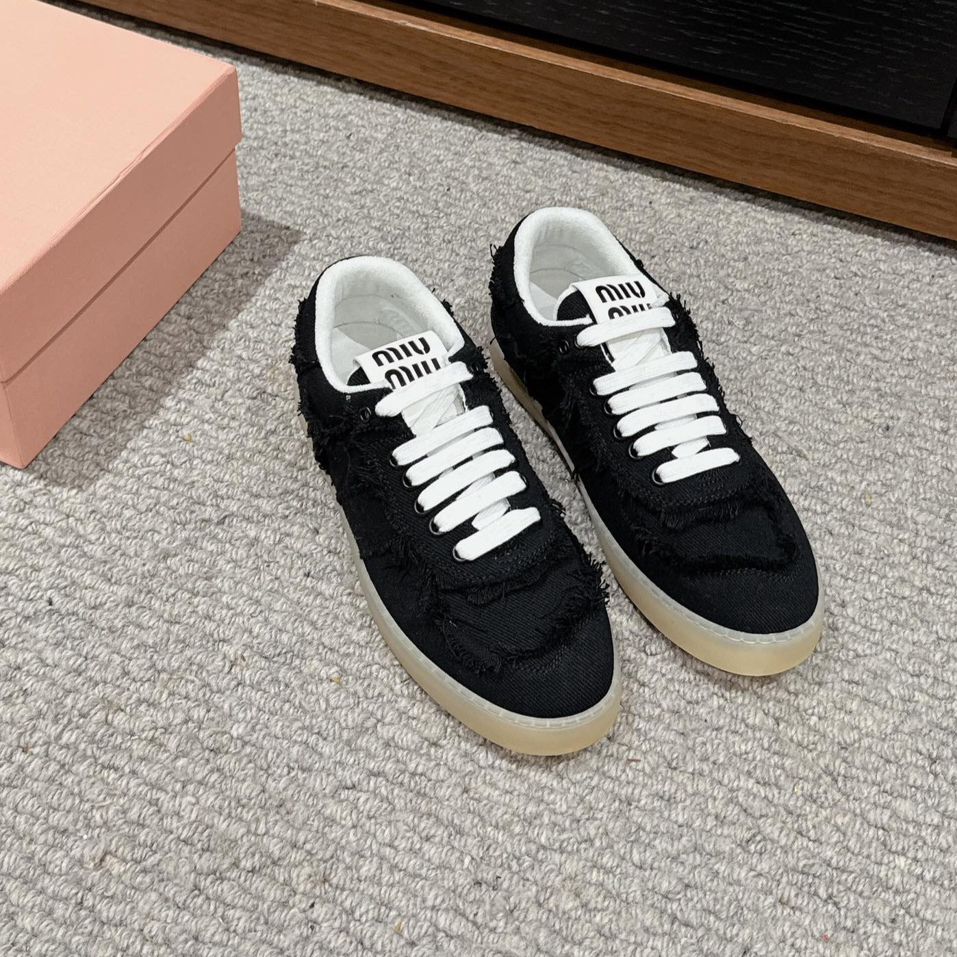 Dexun Sneaker Black Canvas - 35