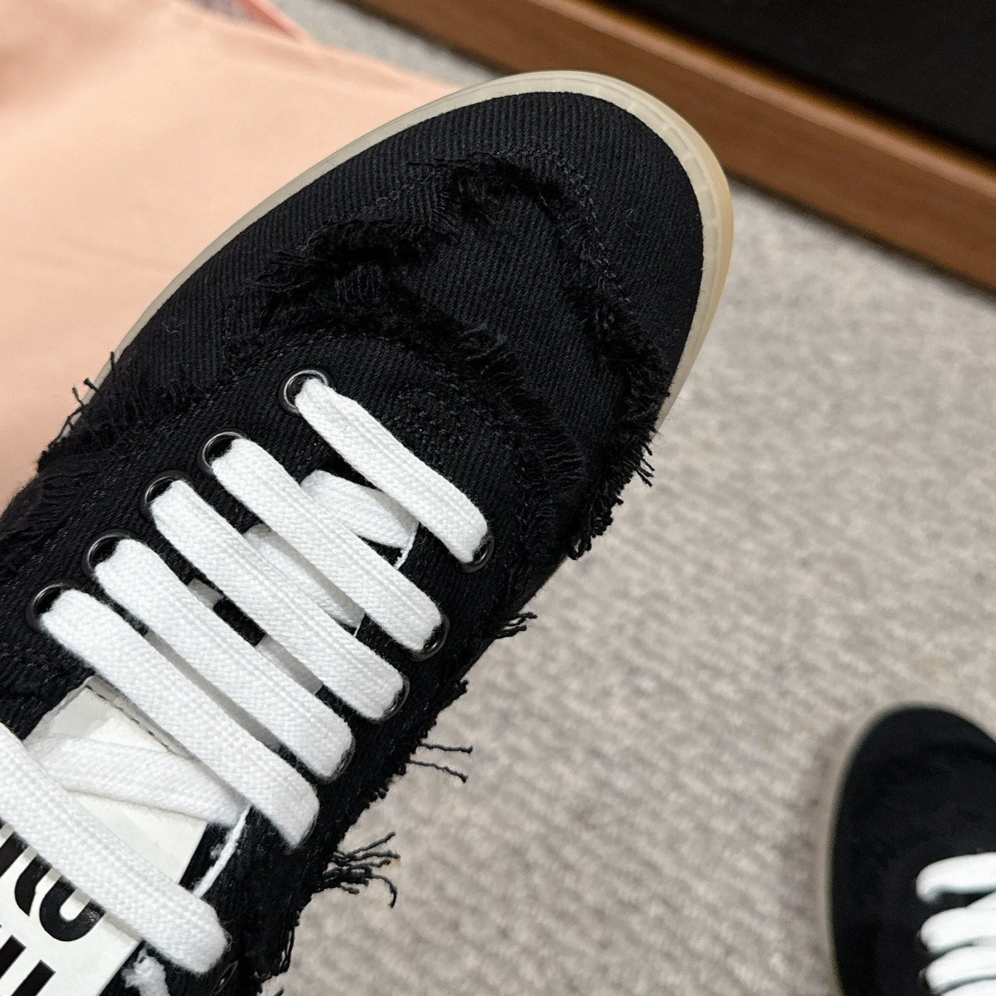 Dexun Sneaker Black Canvas - 35