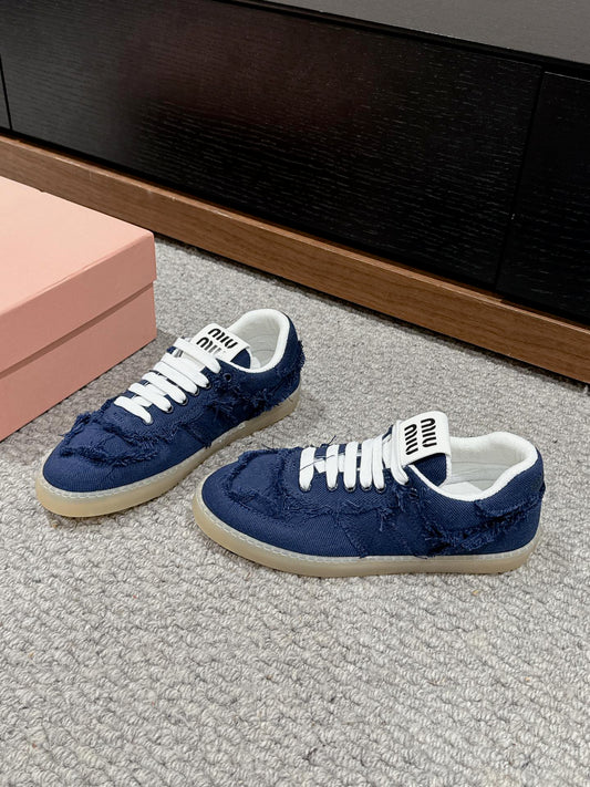 Dexun Sneaker Royal Blue Canvas - 35