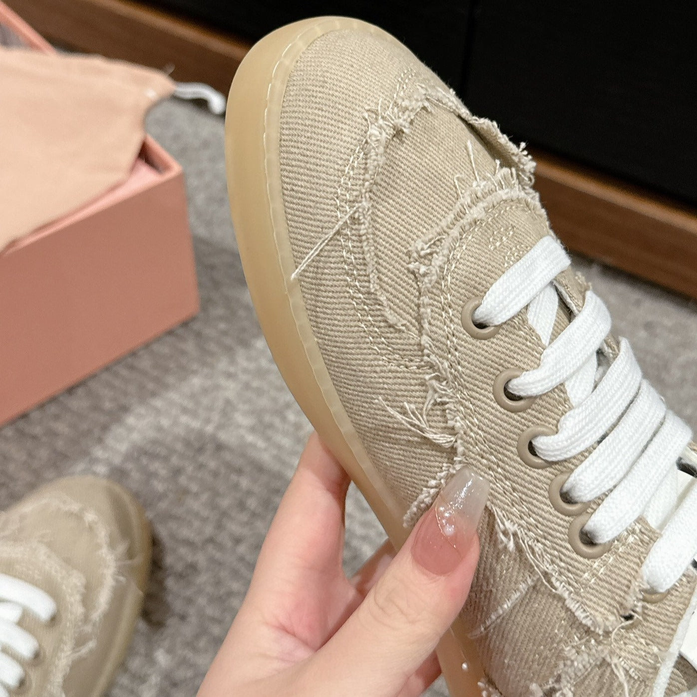 Dexun Sneaker Gray Canvas - 35