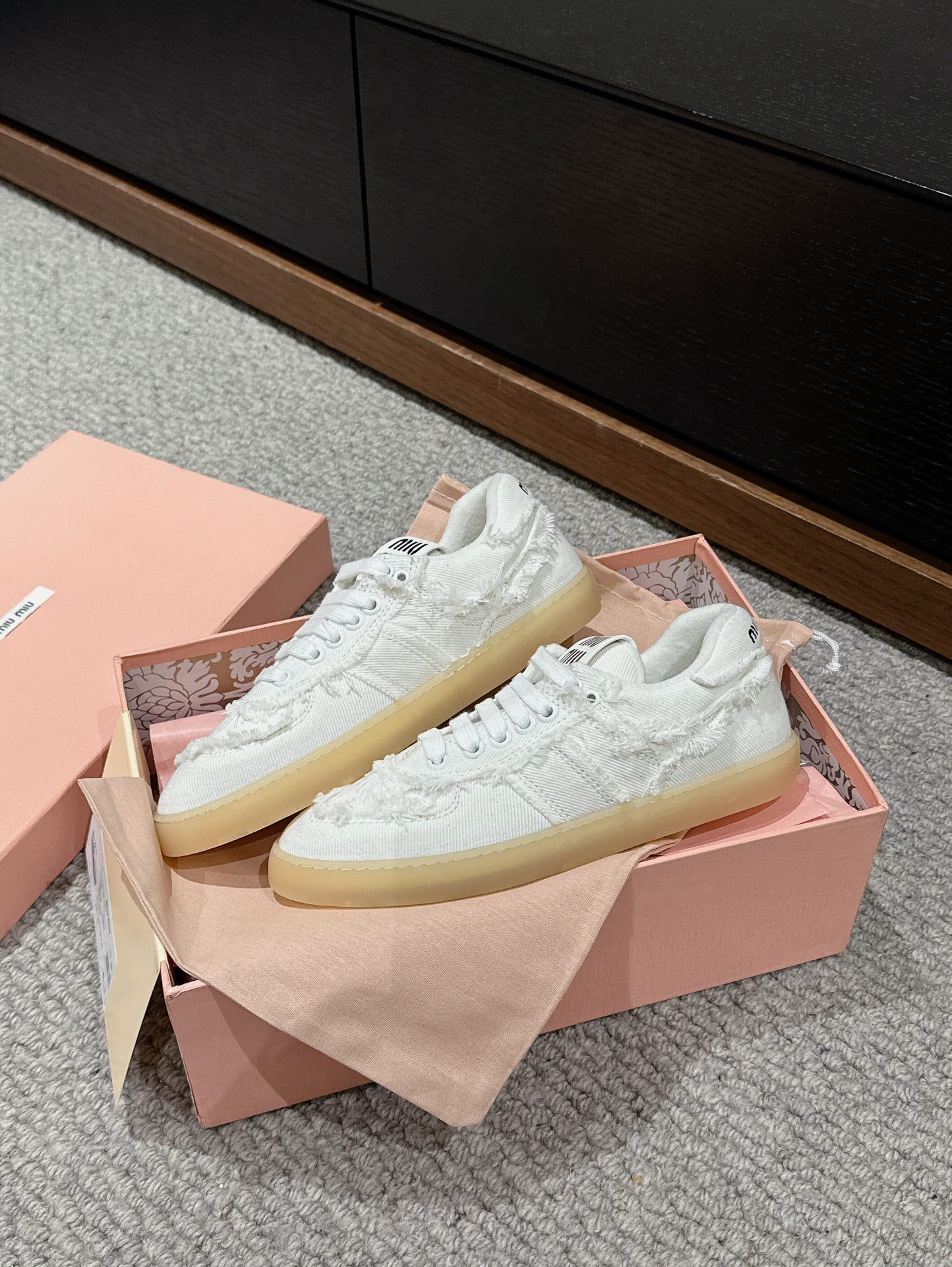 Dexun Sneaker White Canvas - 35