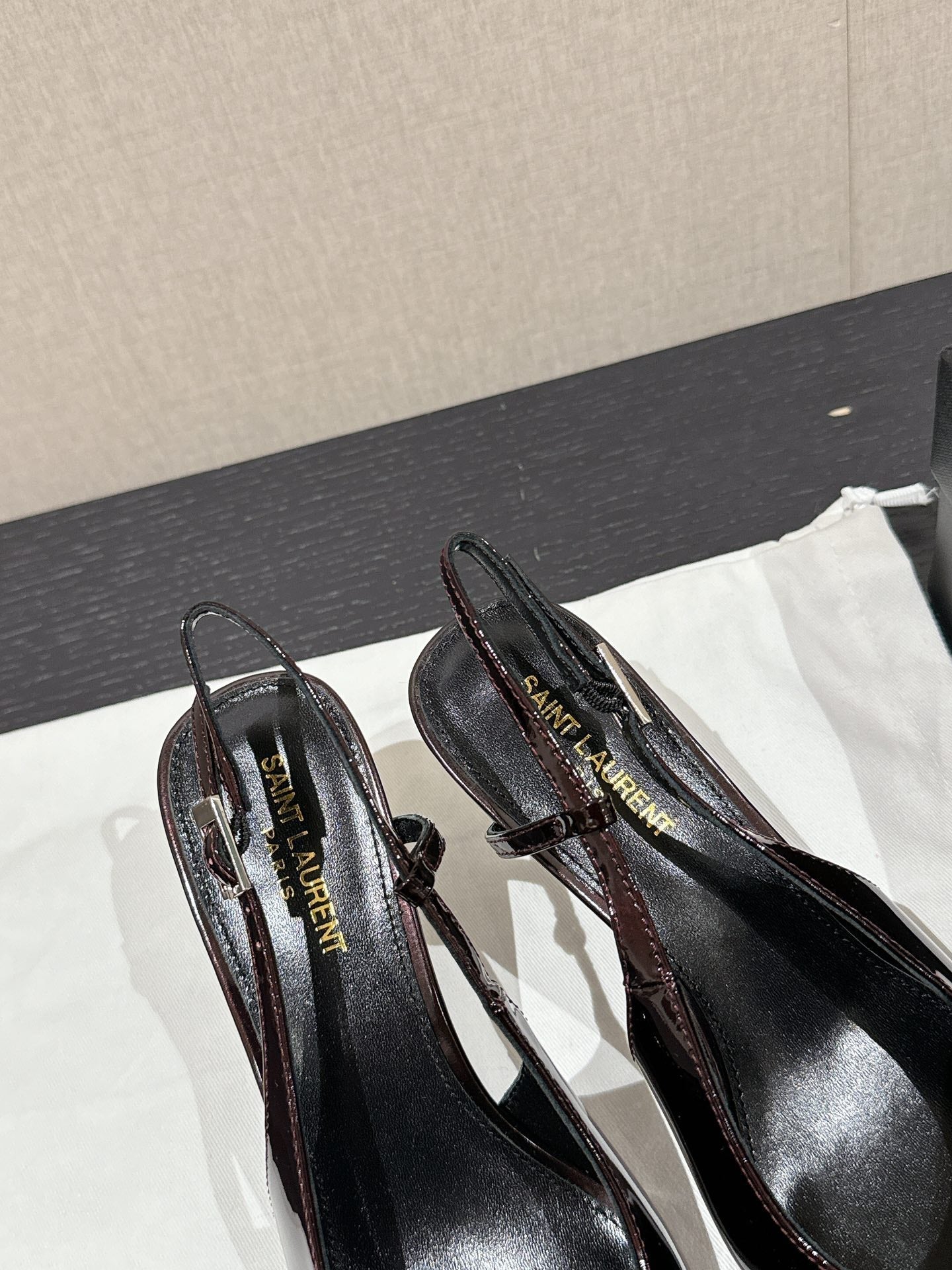 SL CHERISH SLINGBACK 75 WINE CALFSKIN - 35
