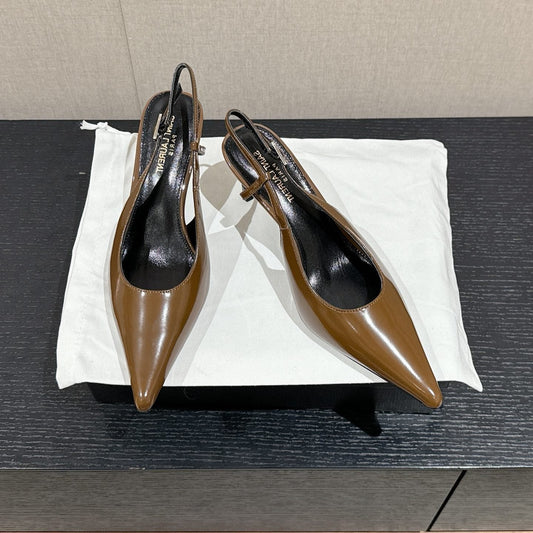 SL CHERISH SLINGBACK 75 CAMEL CALFSKIN - 35