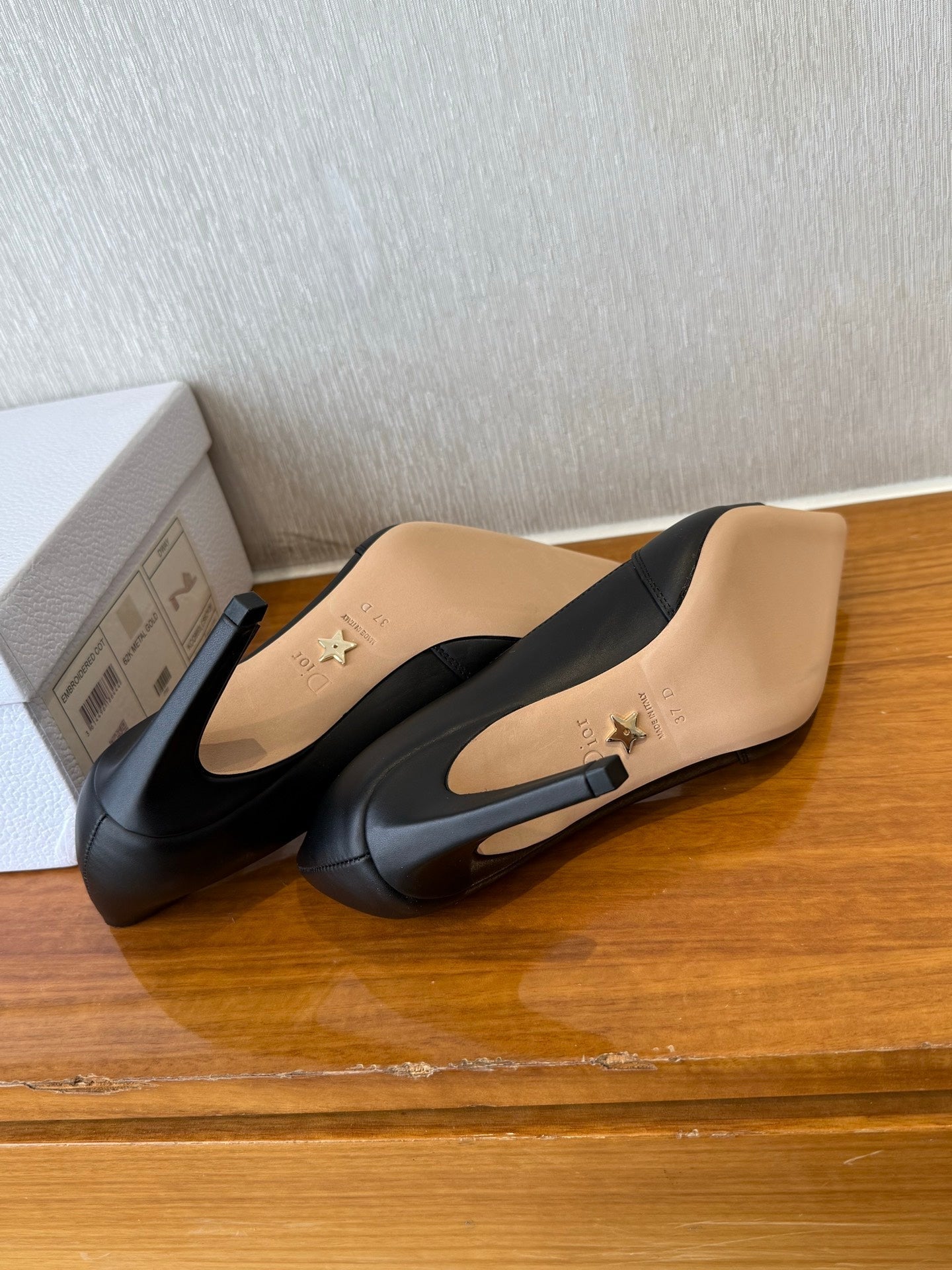 MY DD 25S HIGH HEEL 80MM IN BLACK CALFSKIN - 35