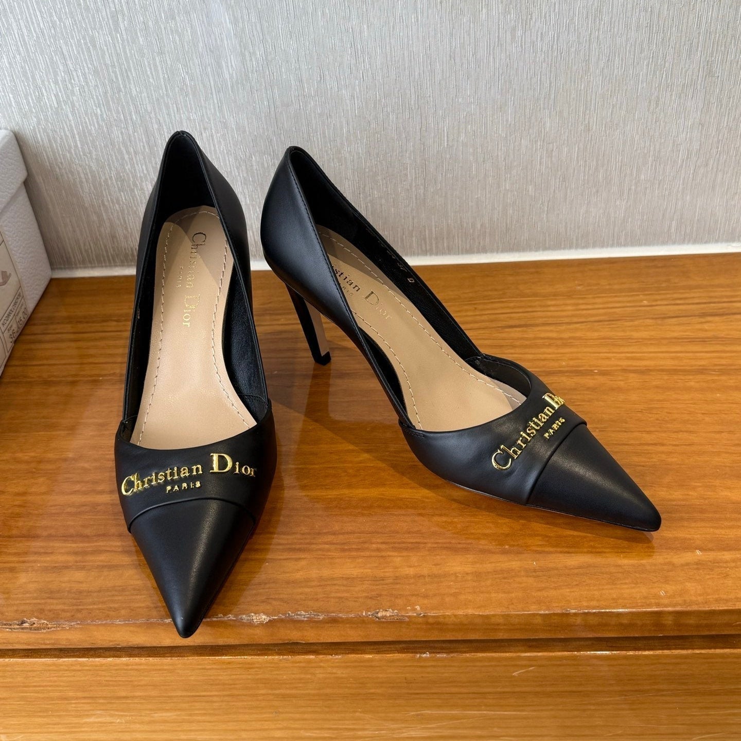 MY DD 25S HIGH HEEL 80MM IN BLACK CALFSKIN - 35