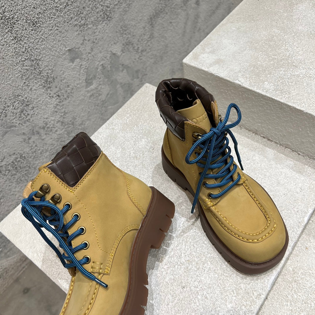 HADDOCK LACE-UP ANKLE BOOT IN CIDER BROWN SUEDE - 35