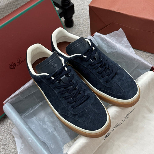 LP TENNIS WALK SNEAKERS IN NAVY BLUE SUEDE 384718 - 35
