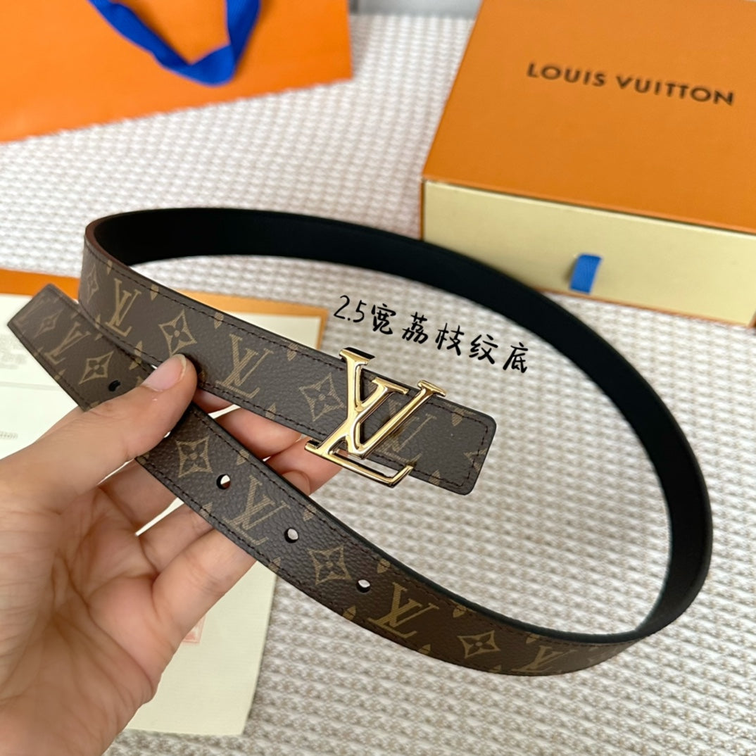 LV ICONIC 25 MM IN BROWN DAMIER CALFSKIN SILVER HARDWARE - 30