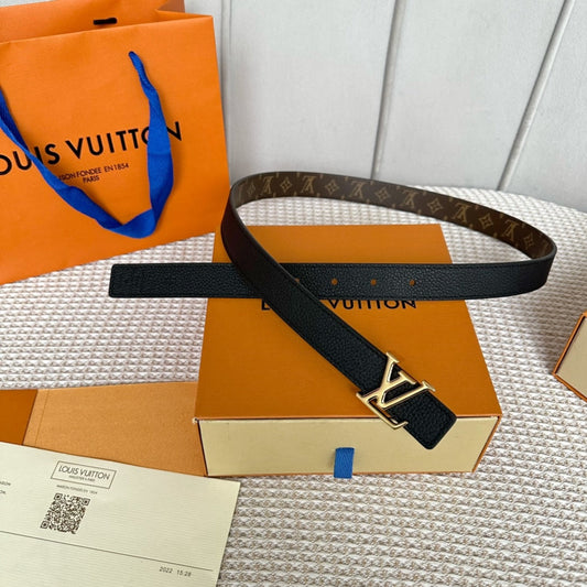 LV ICONIC 25 ММ З КОРИЧНЕВОЇ ТЕЛЯЧОЇ ШКІРИ DAMIER, СРІБНА ФУРНІТУРА - 30