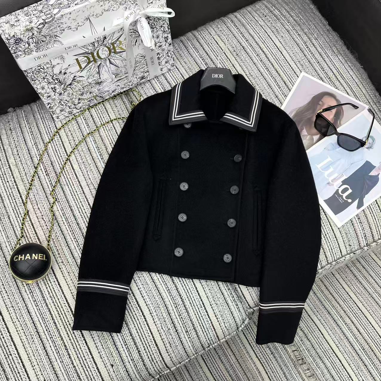 DIOR 25S REVERSIBLE KNIT JACKET 861