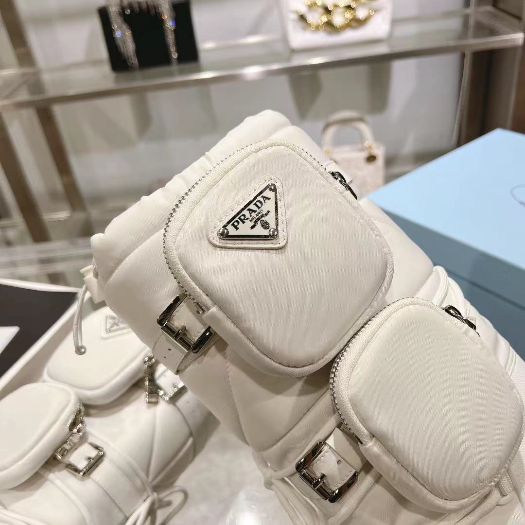 RE-NYLON SKI BOOTS WHITE ATTACHED POUCH - 35