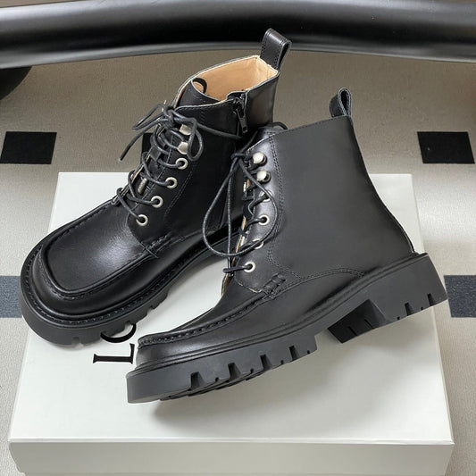 Черевики LOEWE 26S ANKLE BOOTS З ЧОРНОЇ ТЕЛЯЧОЇ ШКІРИ