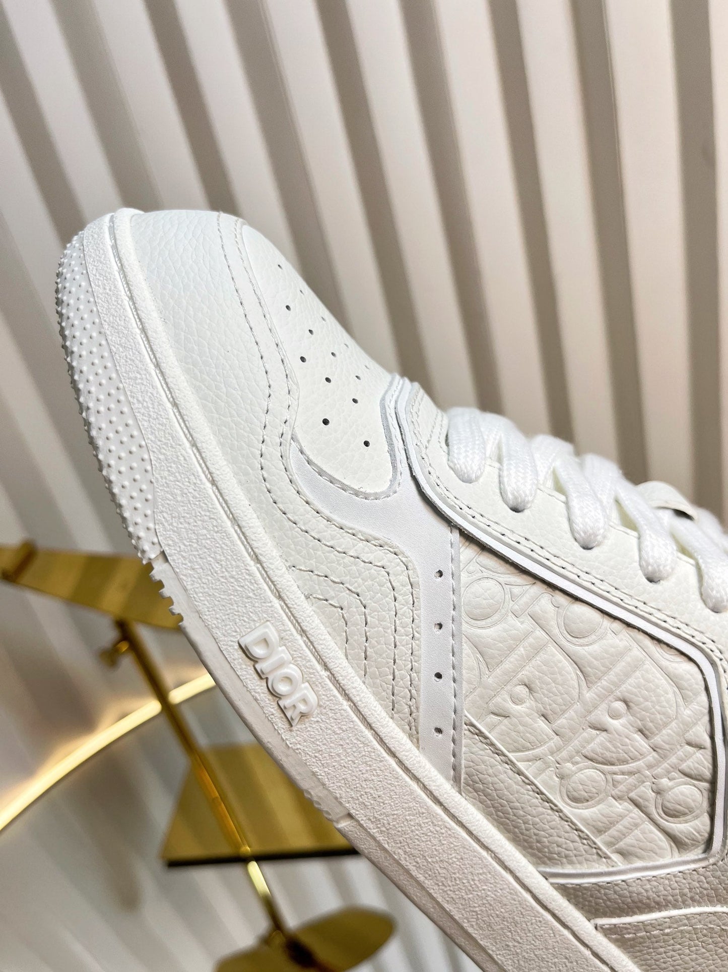 B27 LOW-TOP SNEAKER WHITE SMOOTH CALFSKIN - 35