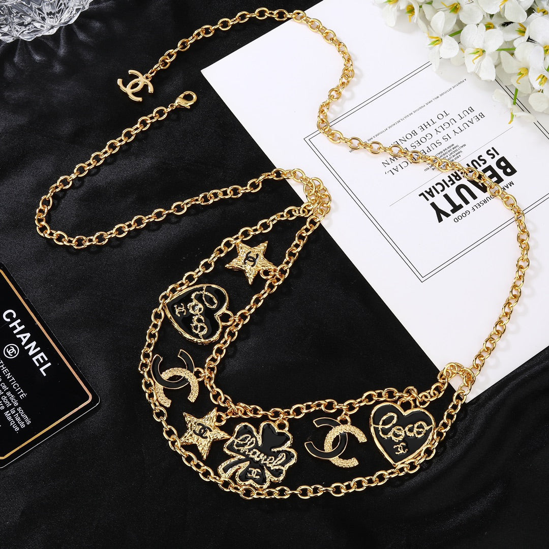 CHANEL 25S GOLD CHAIN BELT 611795 - 30