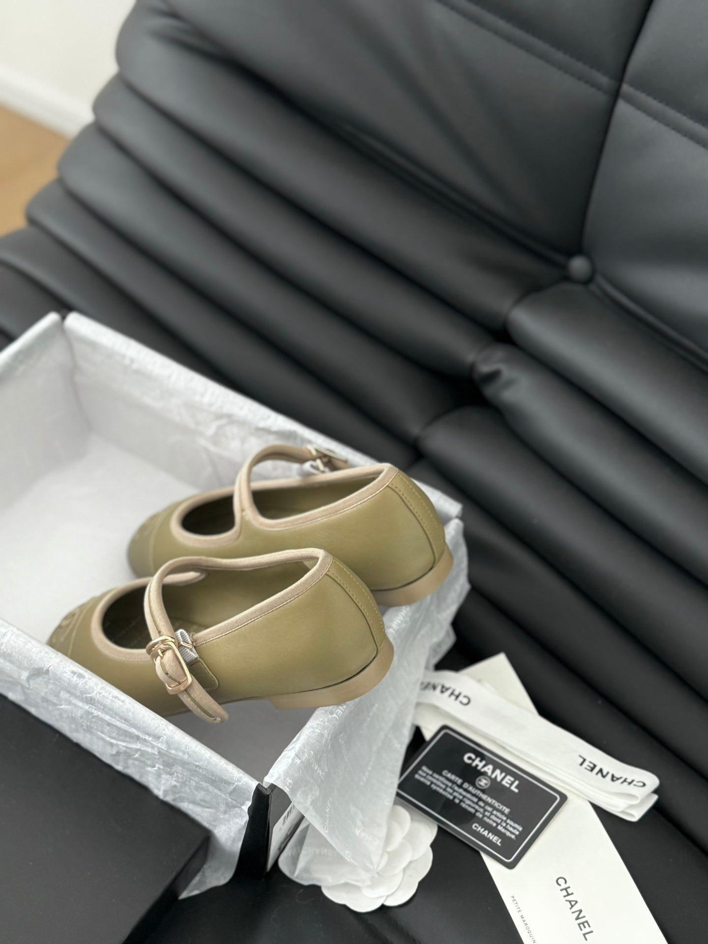 MARY JANE SHOES BEIGE ECRU LAMBSKIN - 35