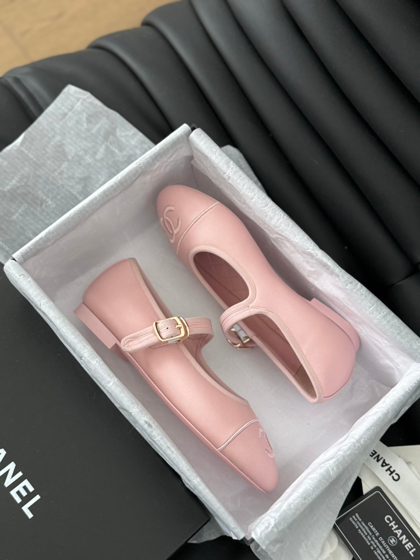 MARY JANE SHOES IN LIGHT PINK LAMBSKIN - 35