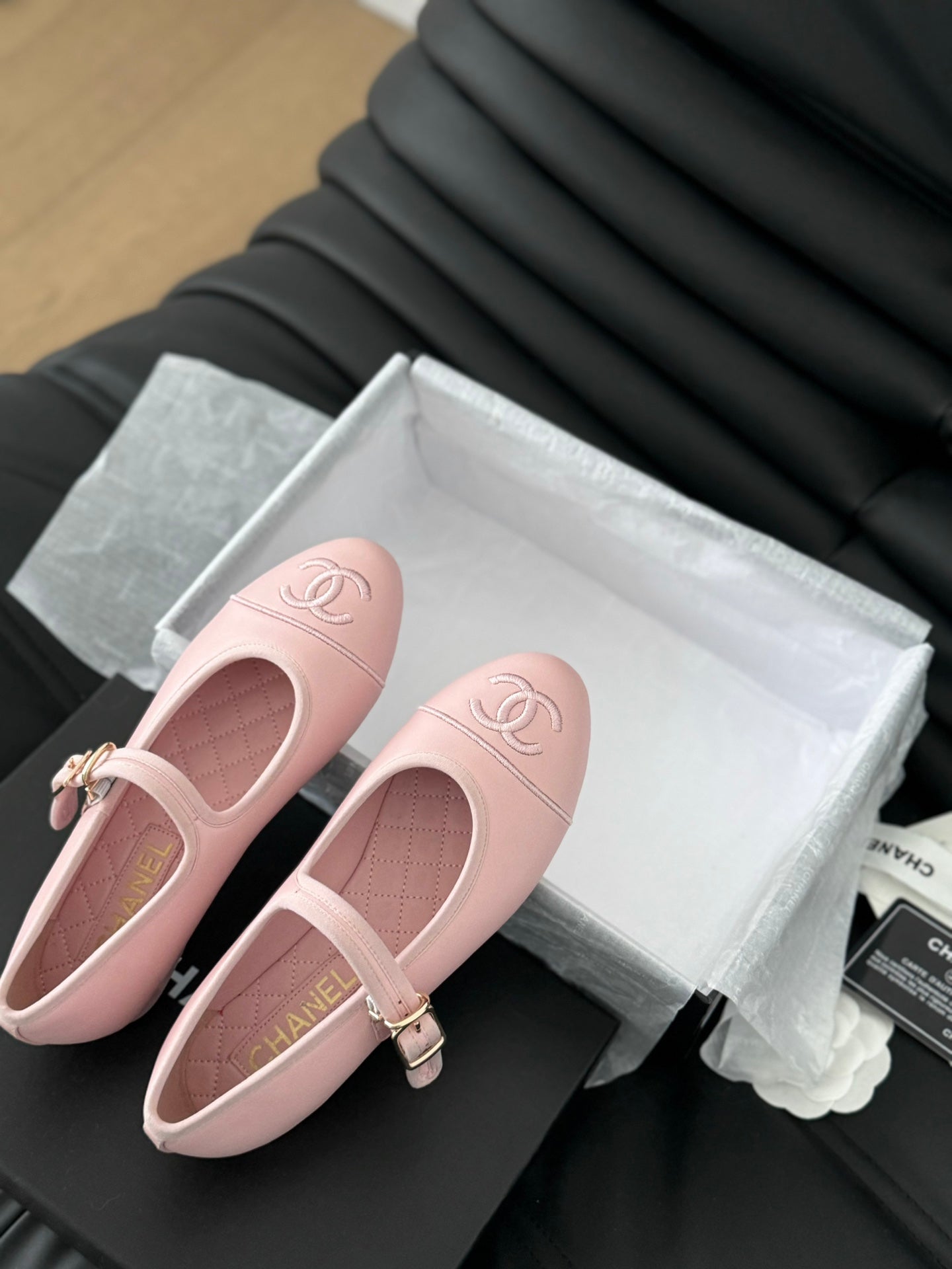MARY JANE SHOES IN LIGHT PINK LAMBSKIN - 35