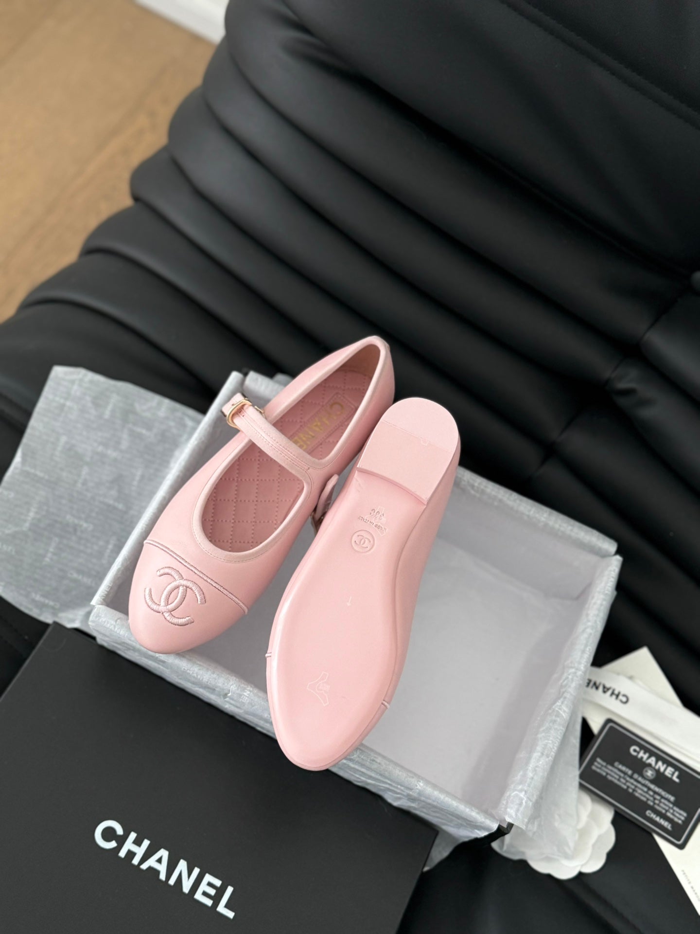MARY JANE SHOES IN LIGHT PINK LAMBSKIN - 35