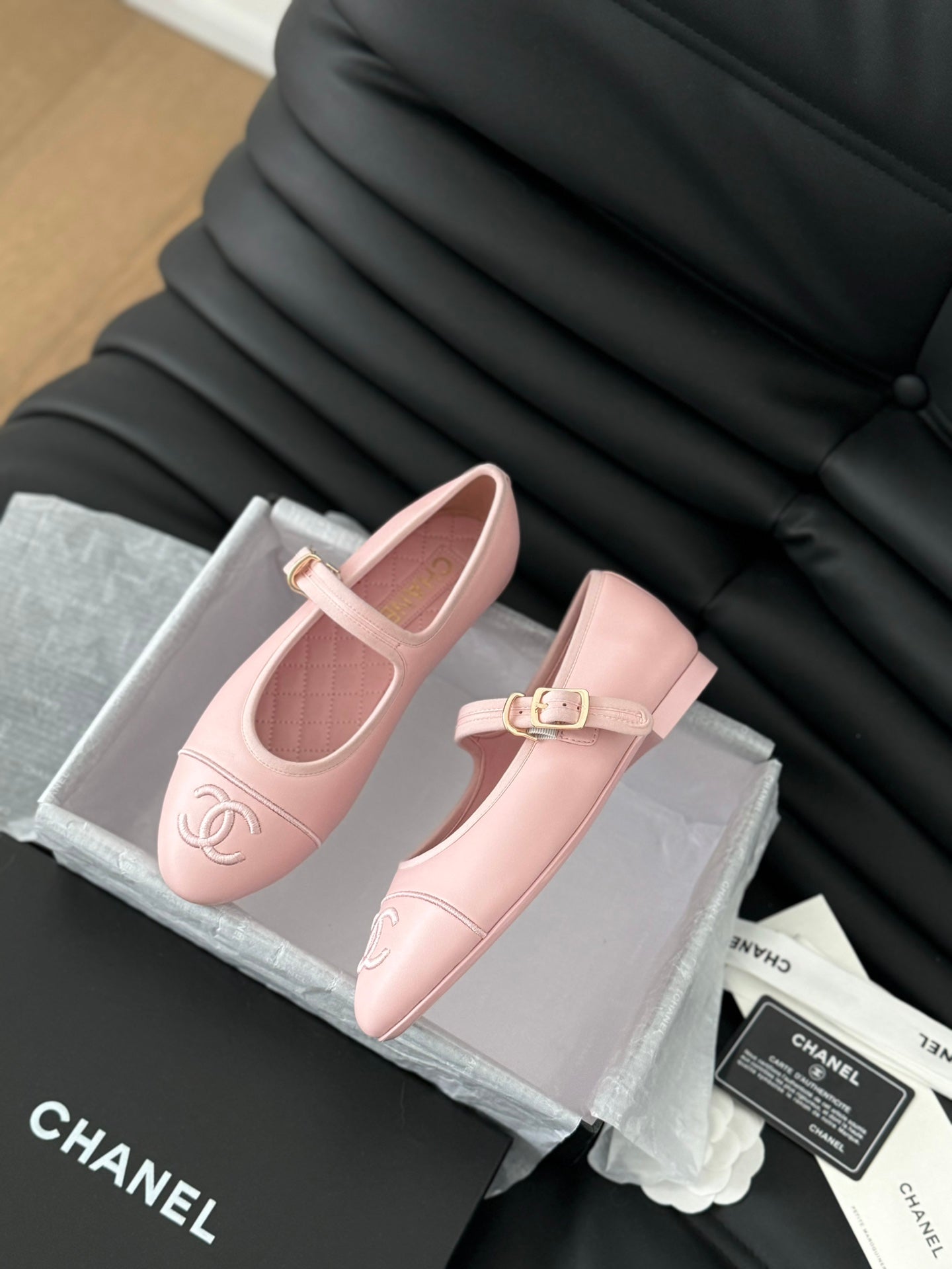 MARY JANE SHOES IN LIGHT PINK LAMBSKIN - 35