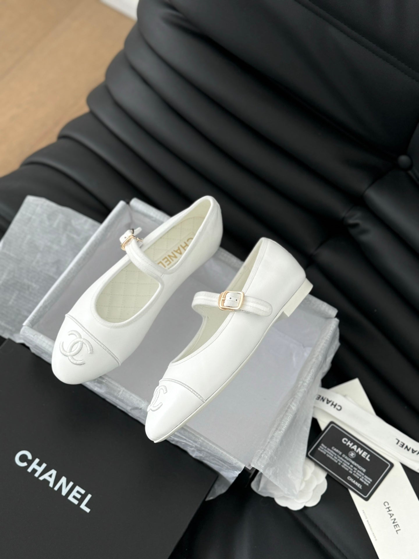 MARY JANE SHOES IN WHITE LAMBSKIN - 35