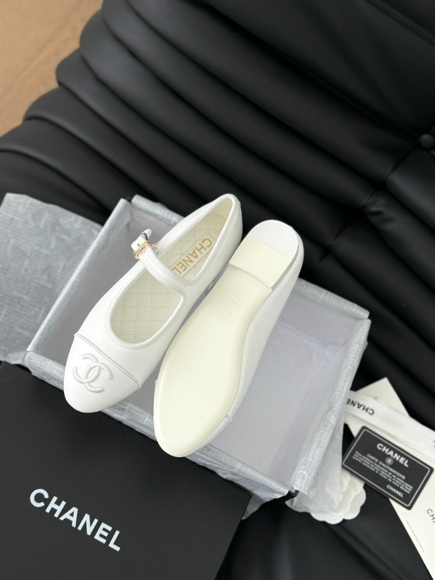 MARY JANE SHOES IN WHITE LAMBSKIN - 35
