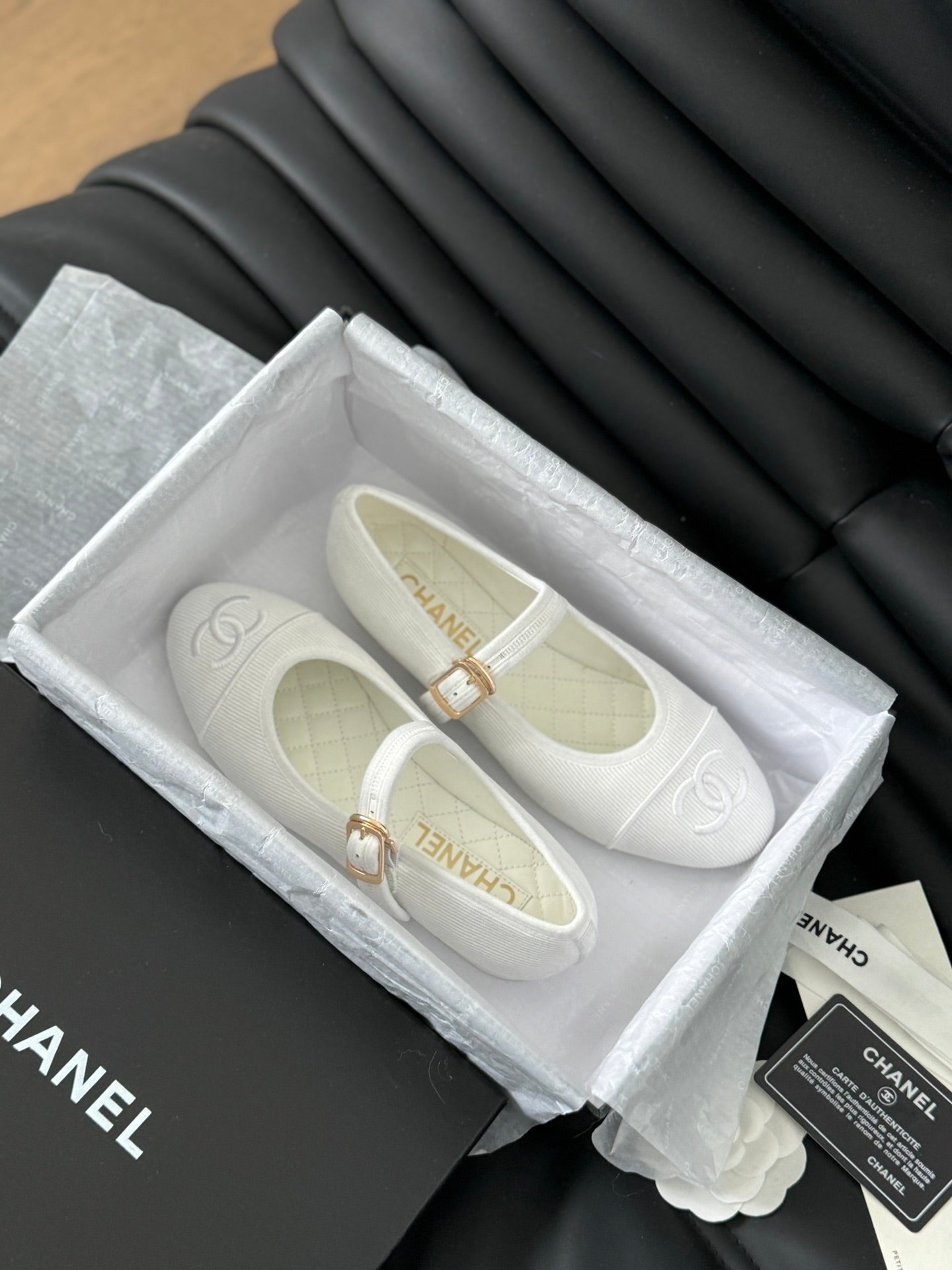 MARY JANE SHOES WHITE CORDUROY TWILL FABRIC - 35
