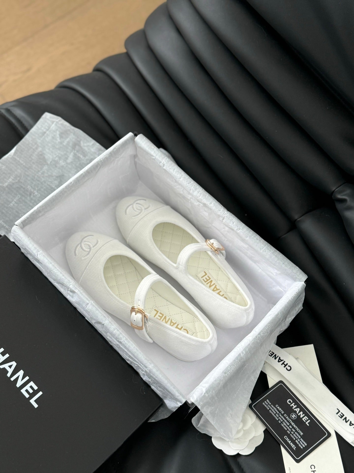 MARY JANE SHOES WHITE CORDUROY TWILL FABRIC - 35