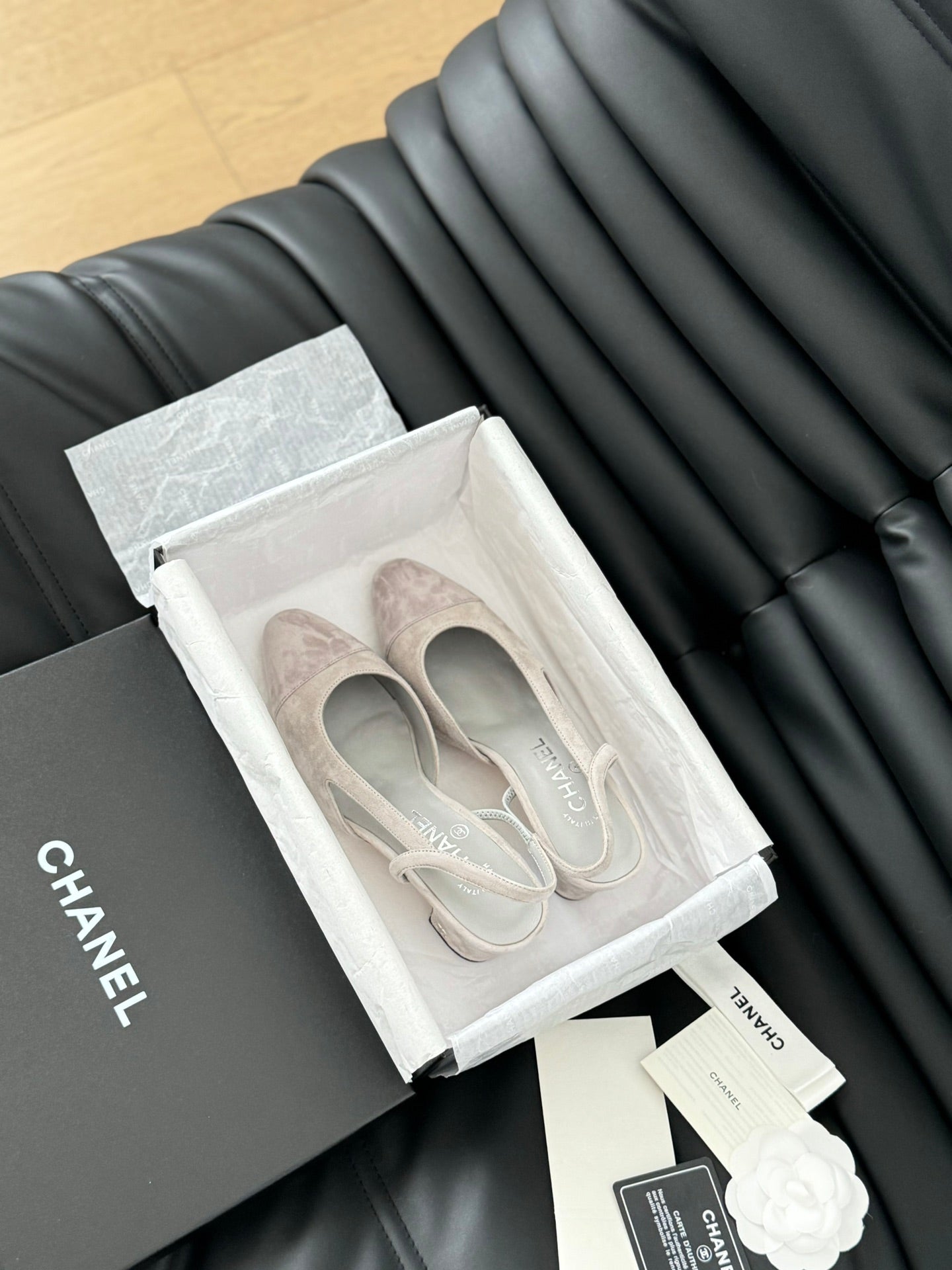 CLASSIC HIGH SLINGBACK GREY CLOUD SUEDE - 35