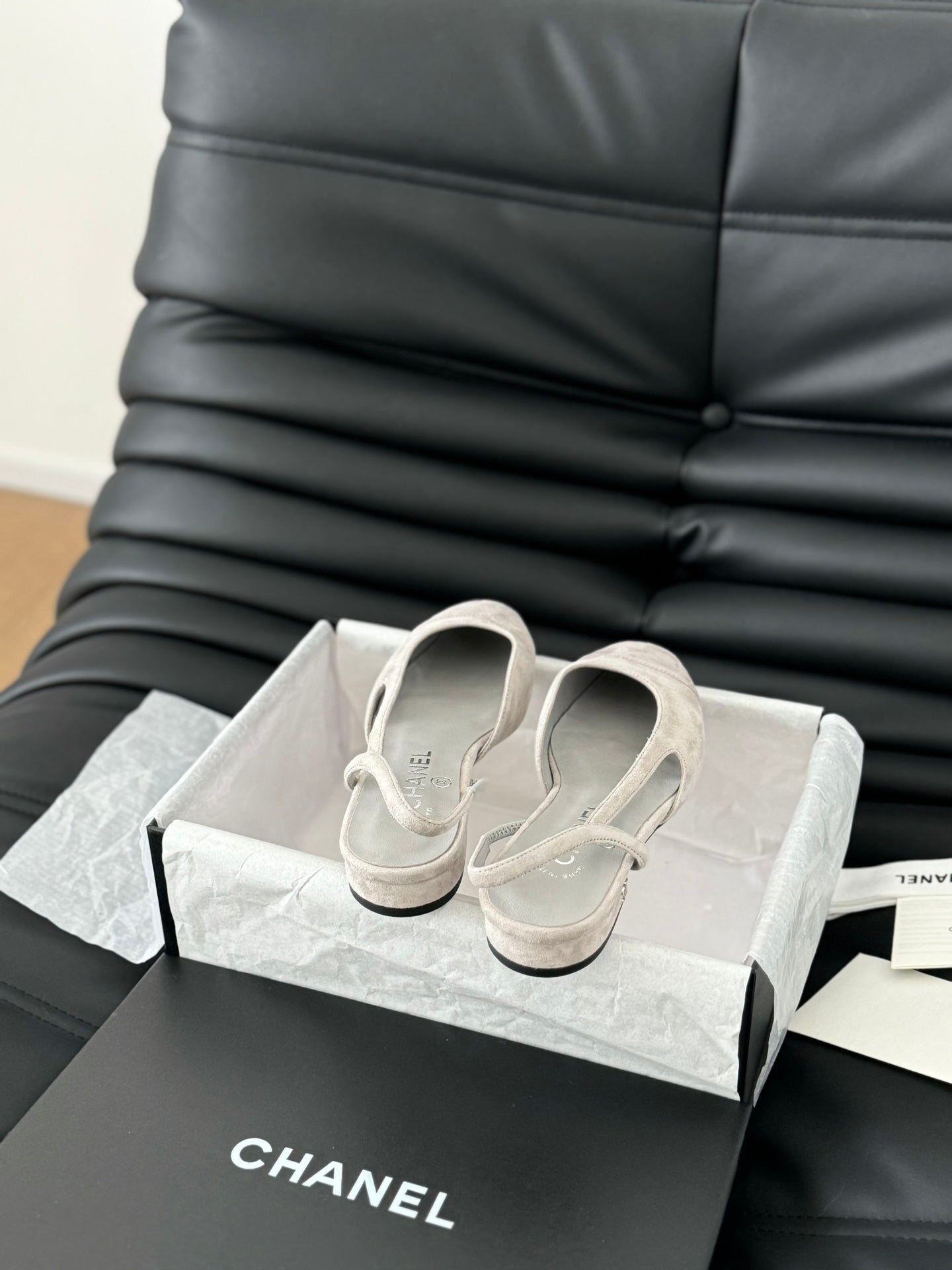 CLASSIC SLINGBACK GREY CLOUD SUEDE - 35