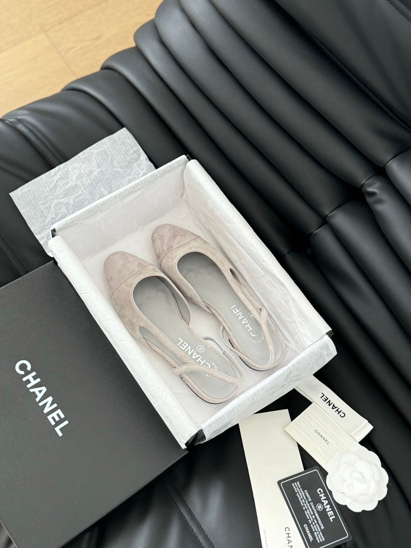 CLASSIC SLINGBACK GREY CLOUD SUEDE - 35
