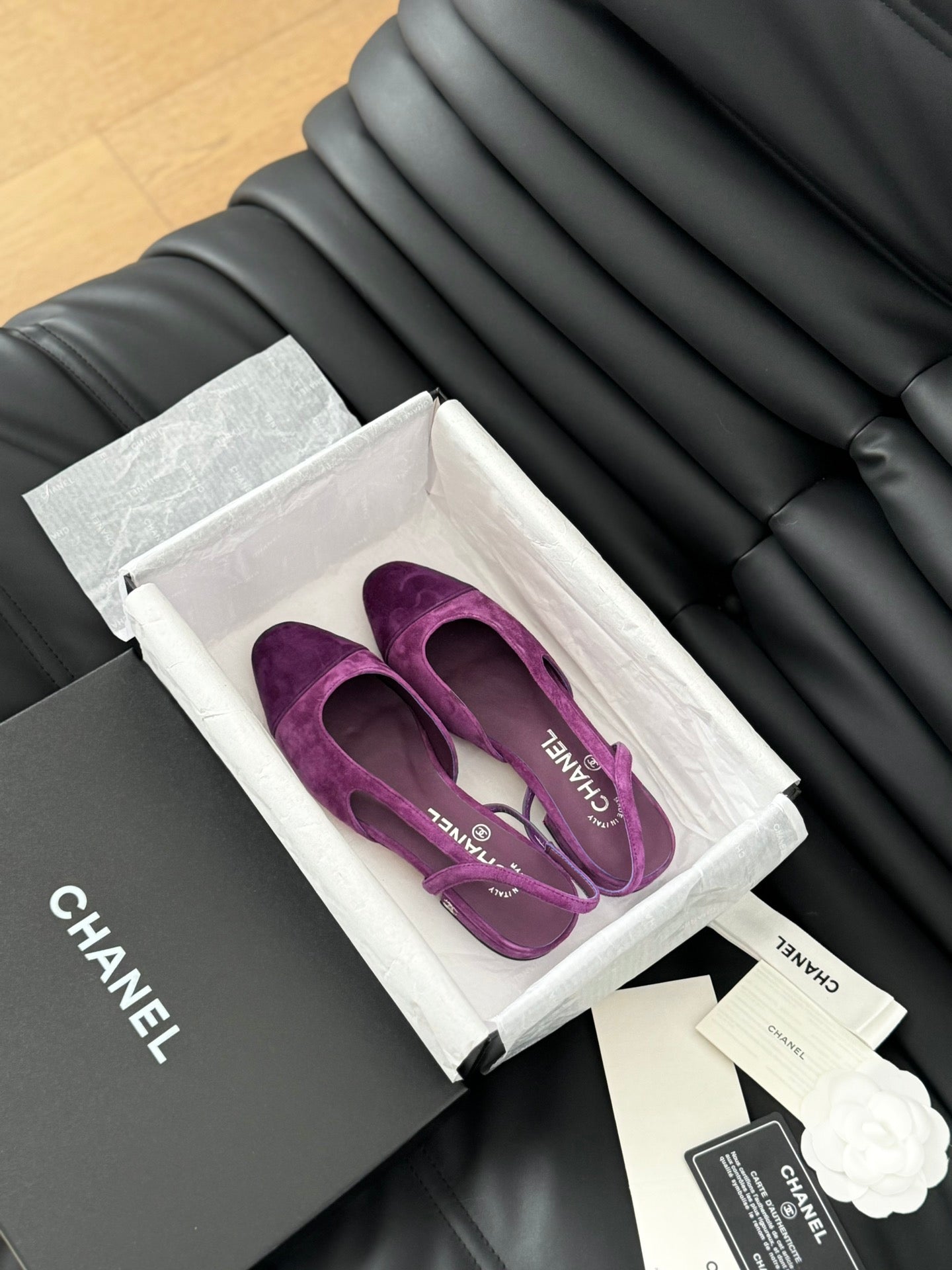 CLASSIC SLINGBACK VIOLET PURPLE SUEDE - 35