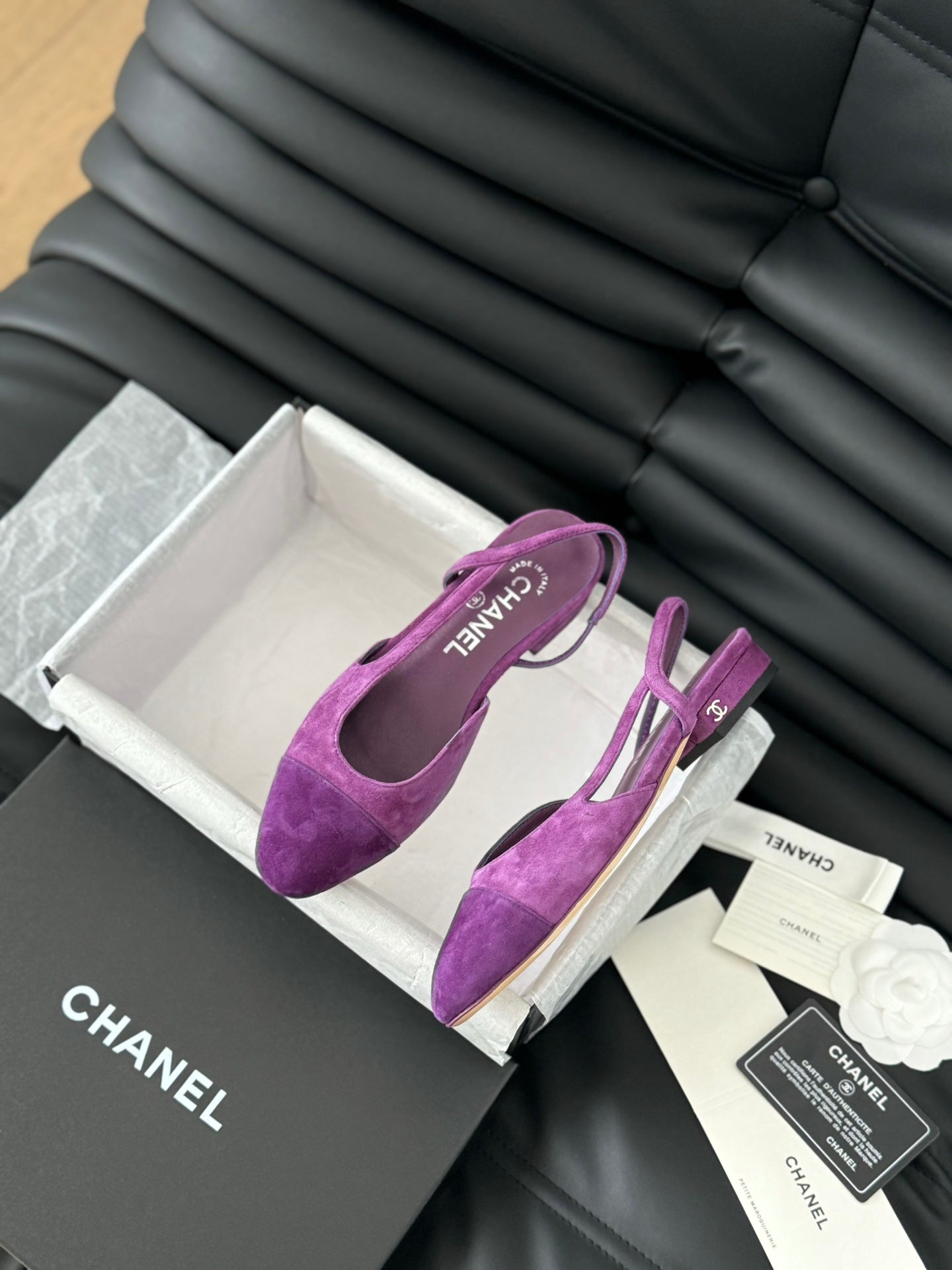 CLASSIC SLINGBACK VIOLET PURPLE SUEDE - 35