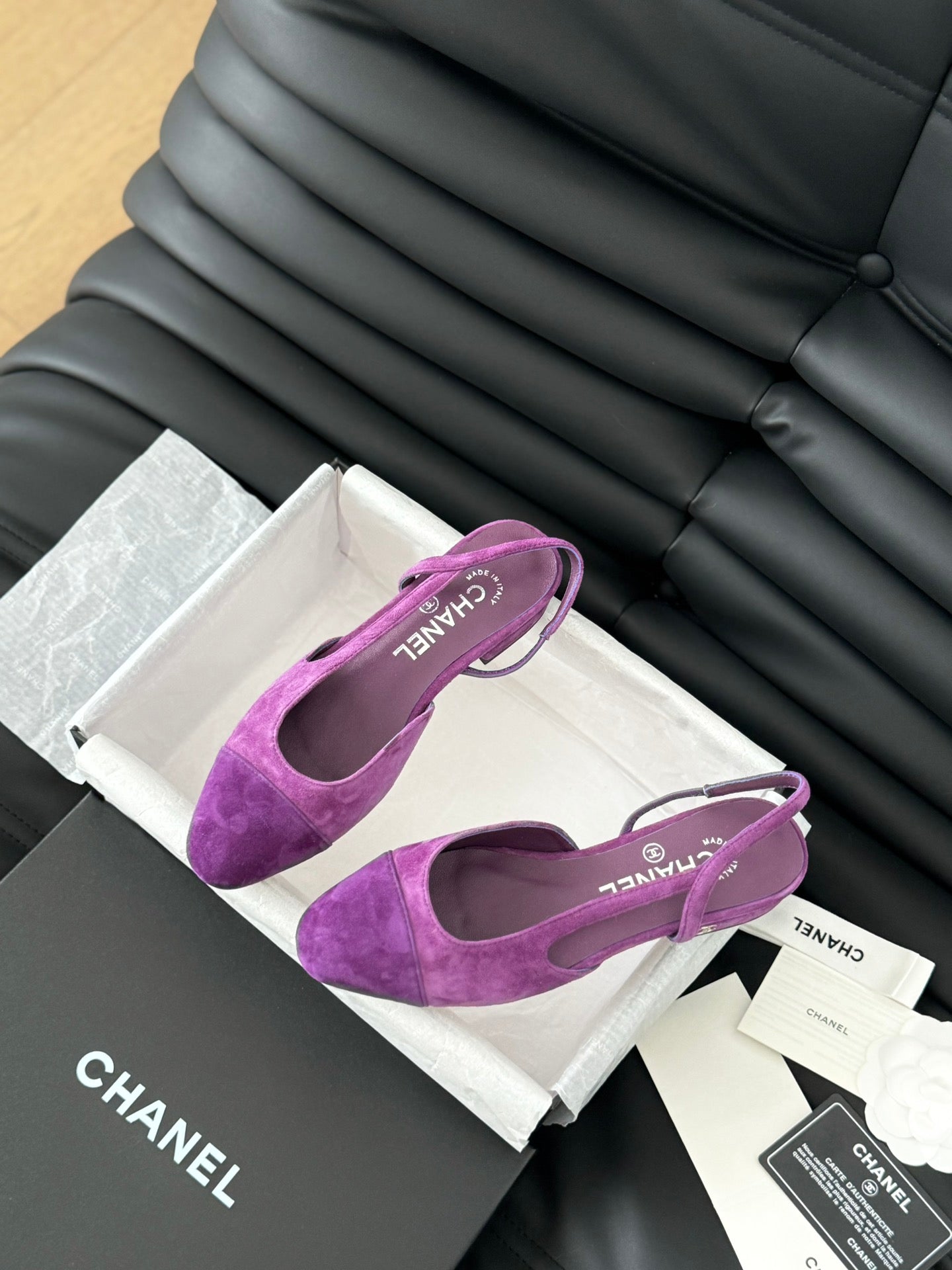 CLASSIC SLINGBACK VIOLET PURPLE SUEDE - 35