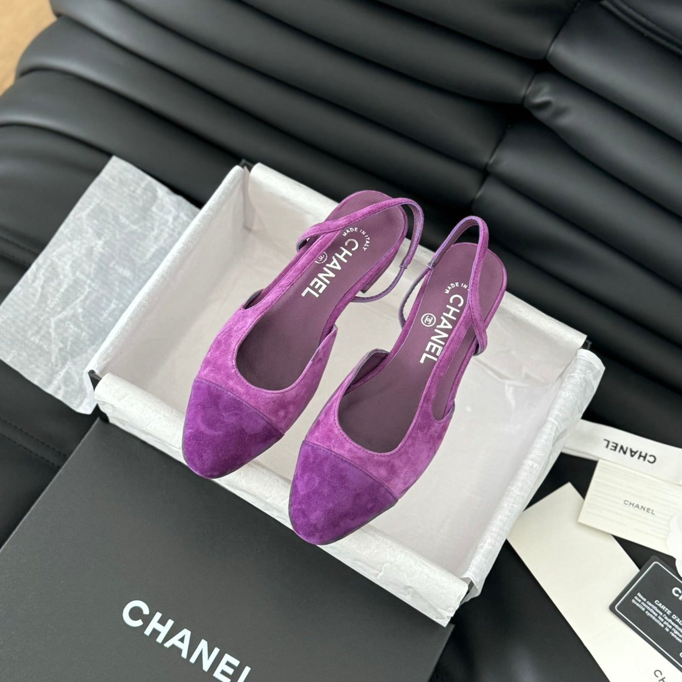CLASSIC SLINGBACK VIOLET PURPLE SUEDE - 35