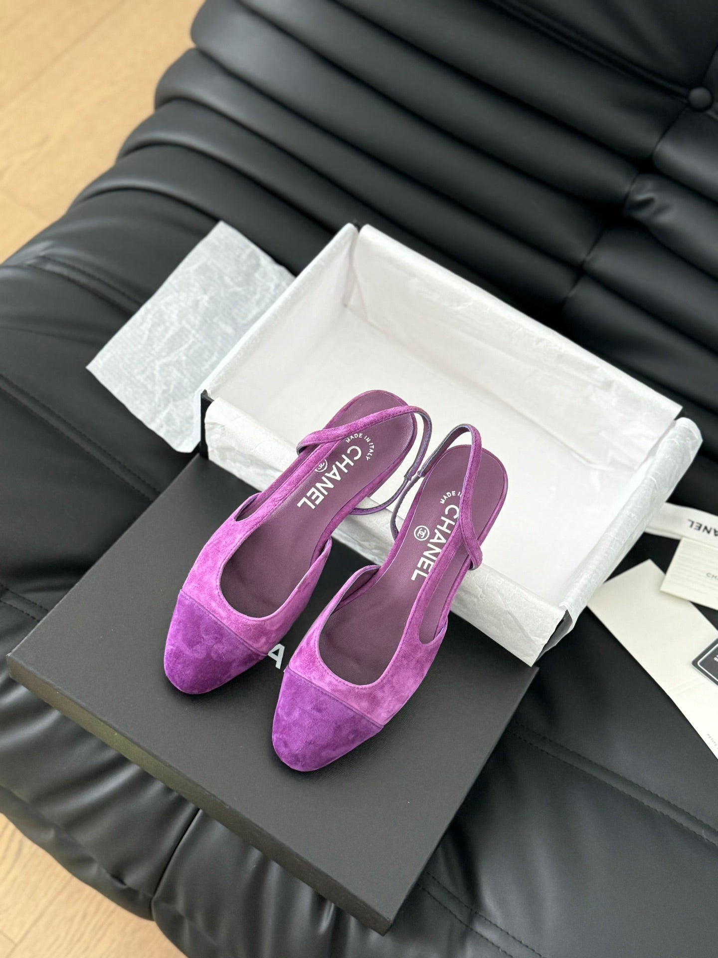 CLASSIC SLINGBACK VIOLET PURPLE SUEDE - 35