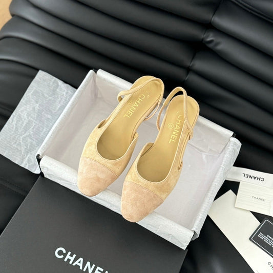 CLASSIC SLINGBACK DARK IVORY SUEDE - 36