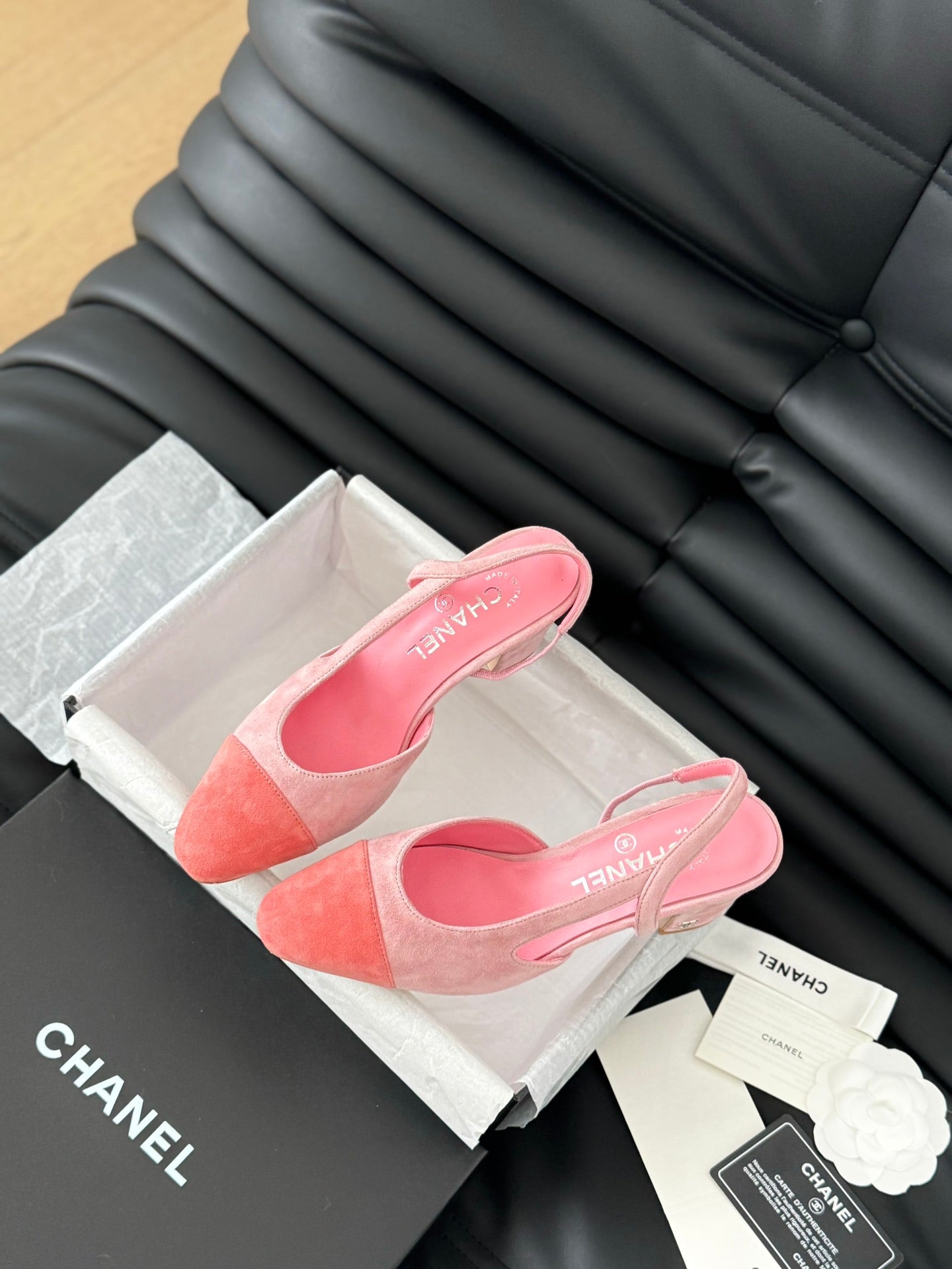 CLASSIC HIGH SLINGBACK LIGHT PINK SUEDE - 35