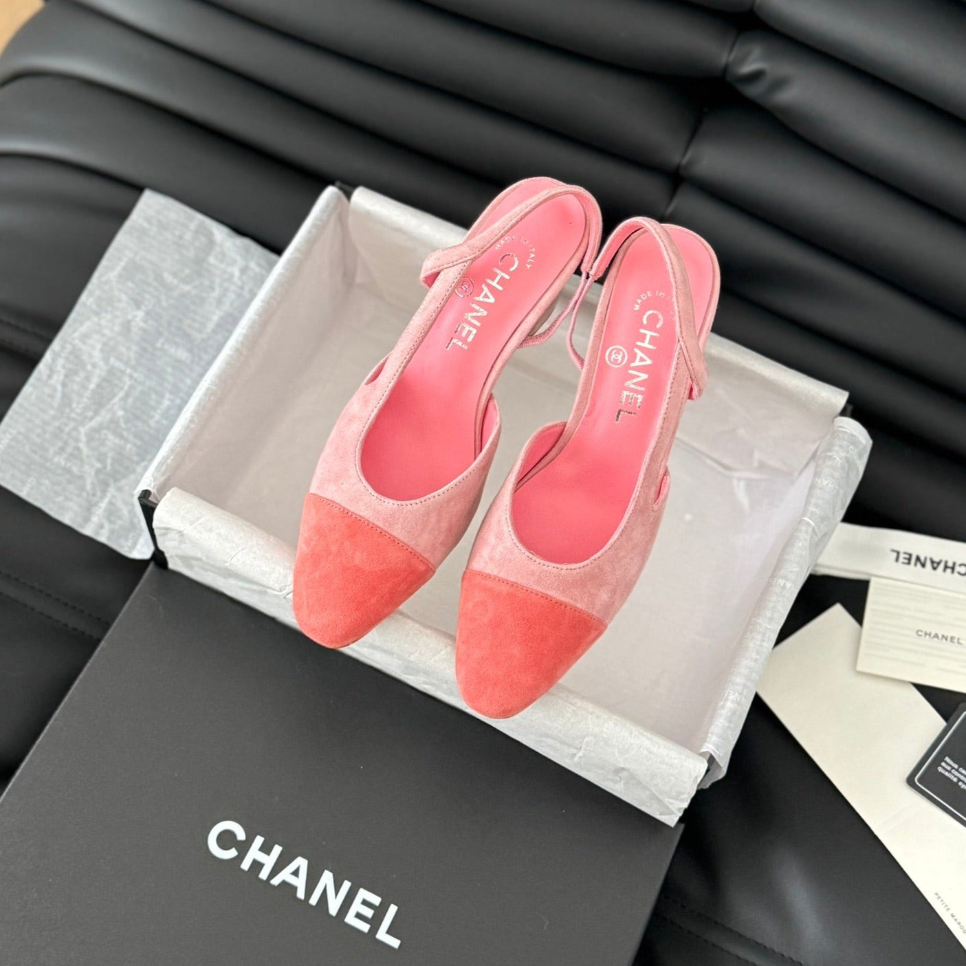 CLASSIC HIGH SLINGBACK LIGHT PINK SUEDE - 35