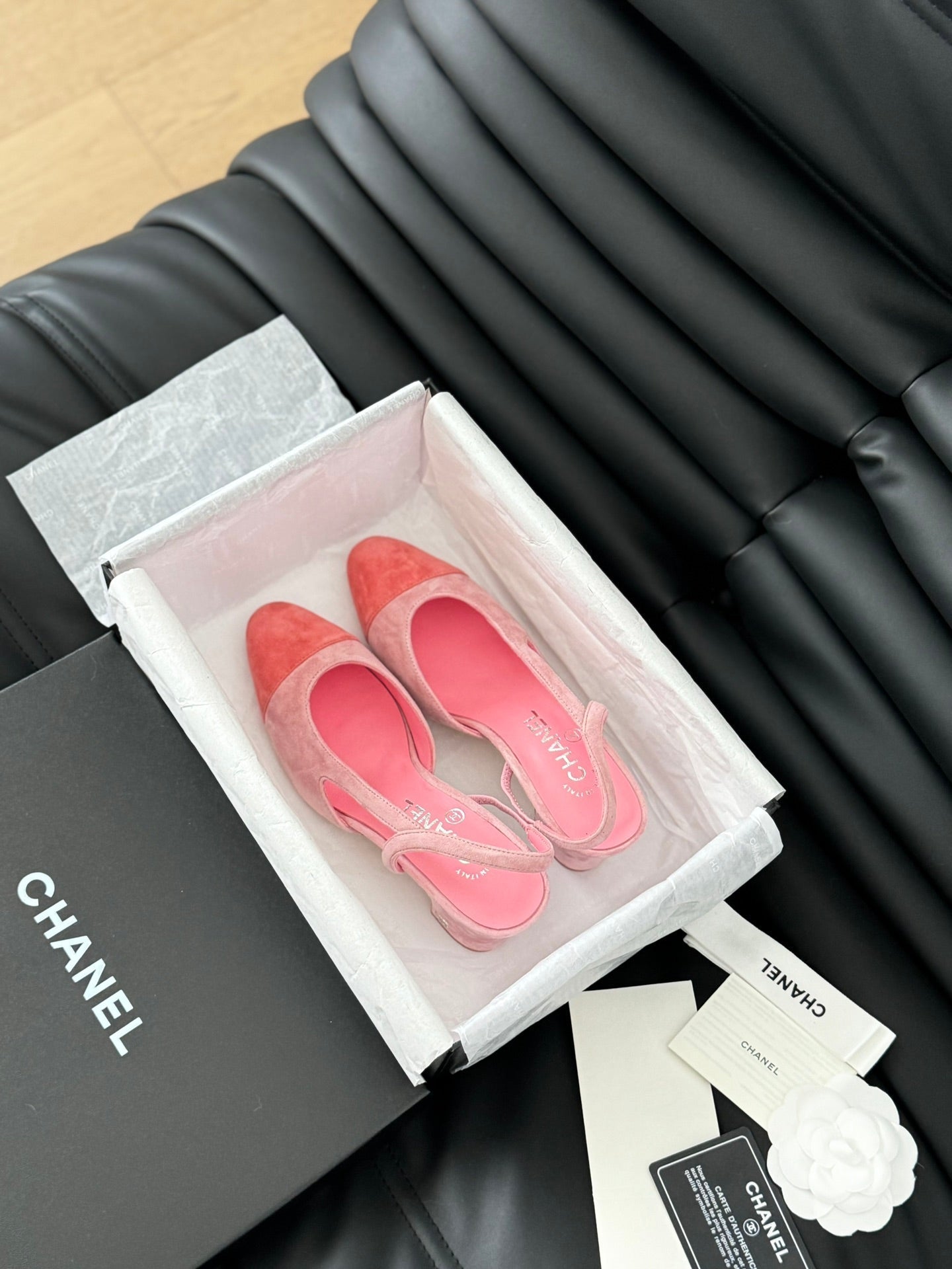 CLASSIC HIGH SLINGBACK LIGHT PINK SUEDE - 35