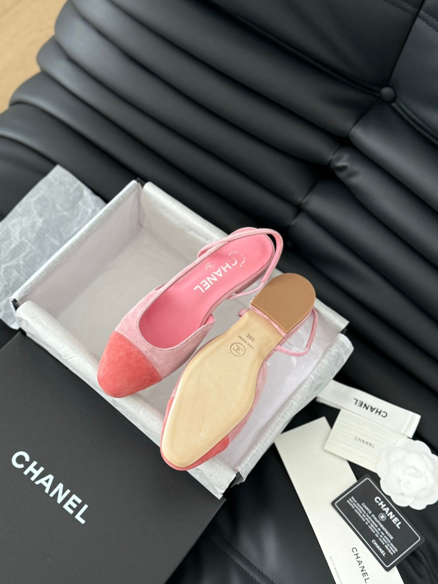 CLASSIC SLINGBACK LIGHT PINK SUEDE - 36