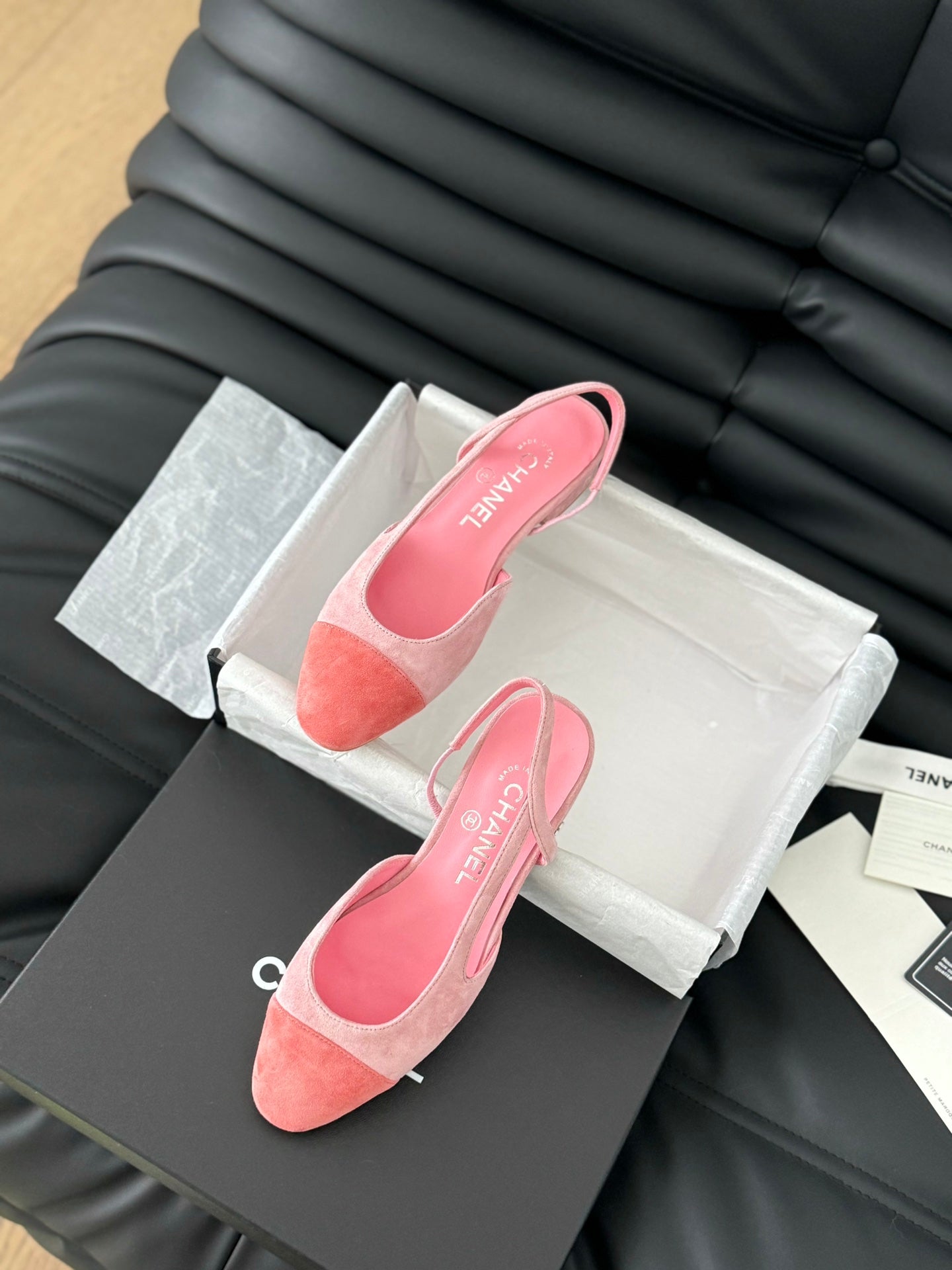 CLASSIC SLINGBACK LIGHT PINK SUEDE - 36