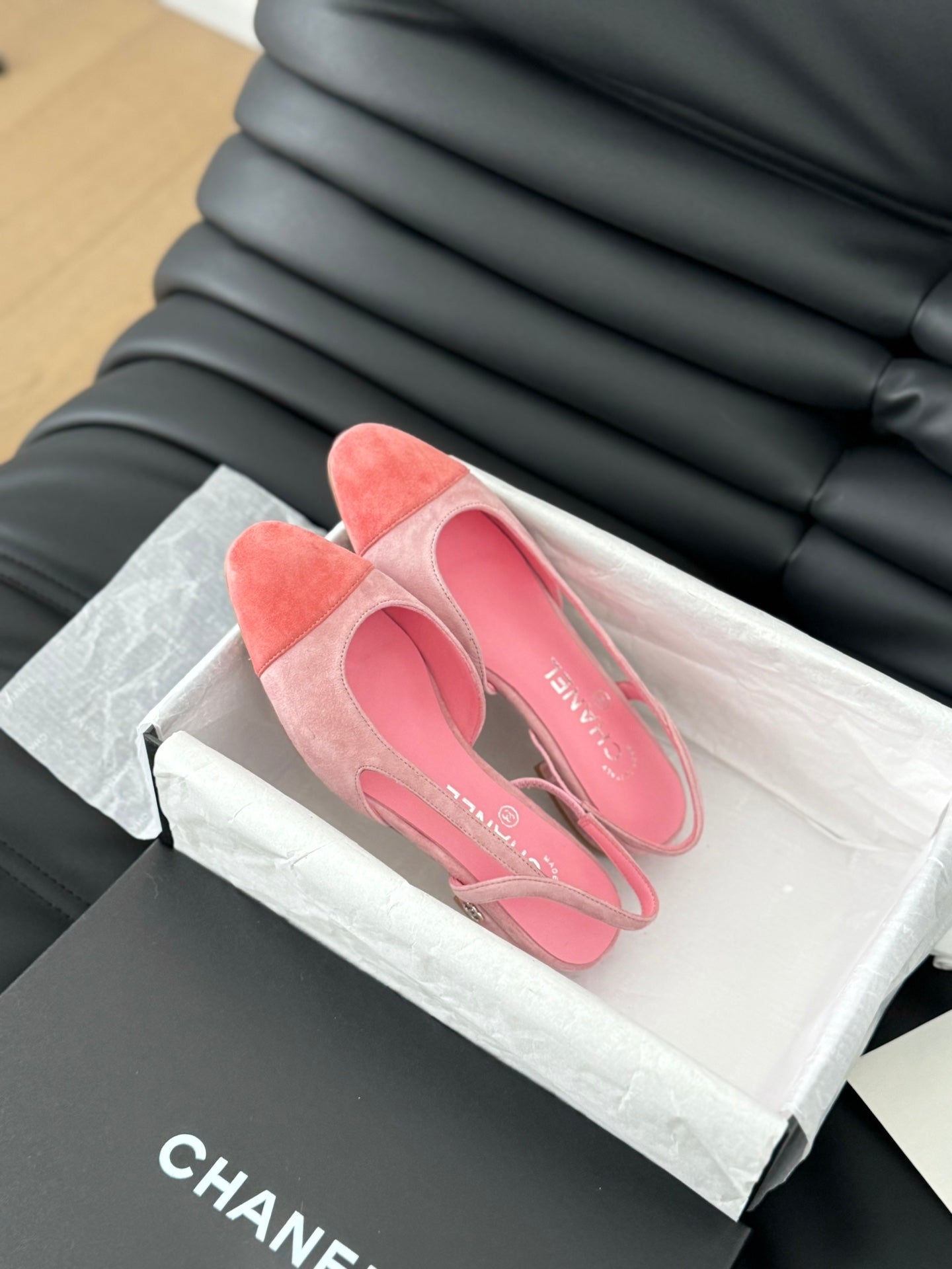 CLASSIC SLINGBACK LIGHT PINK SUEDE - 36