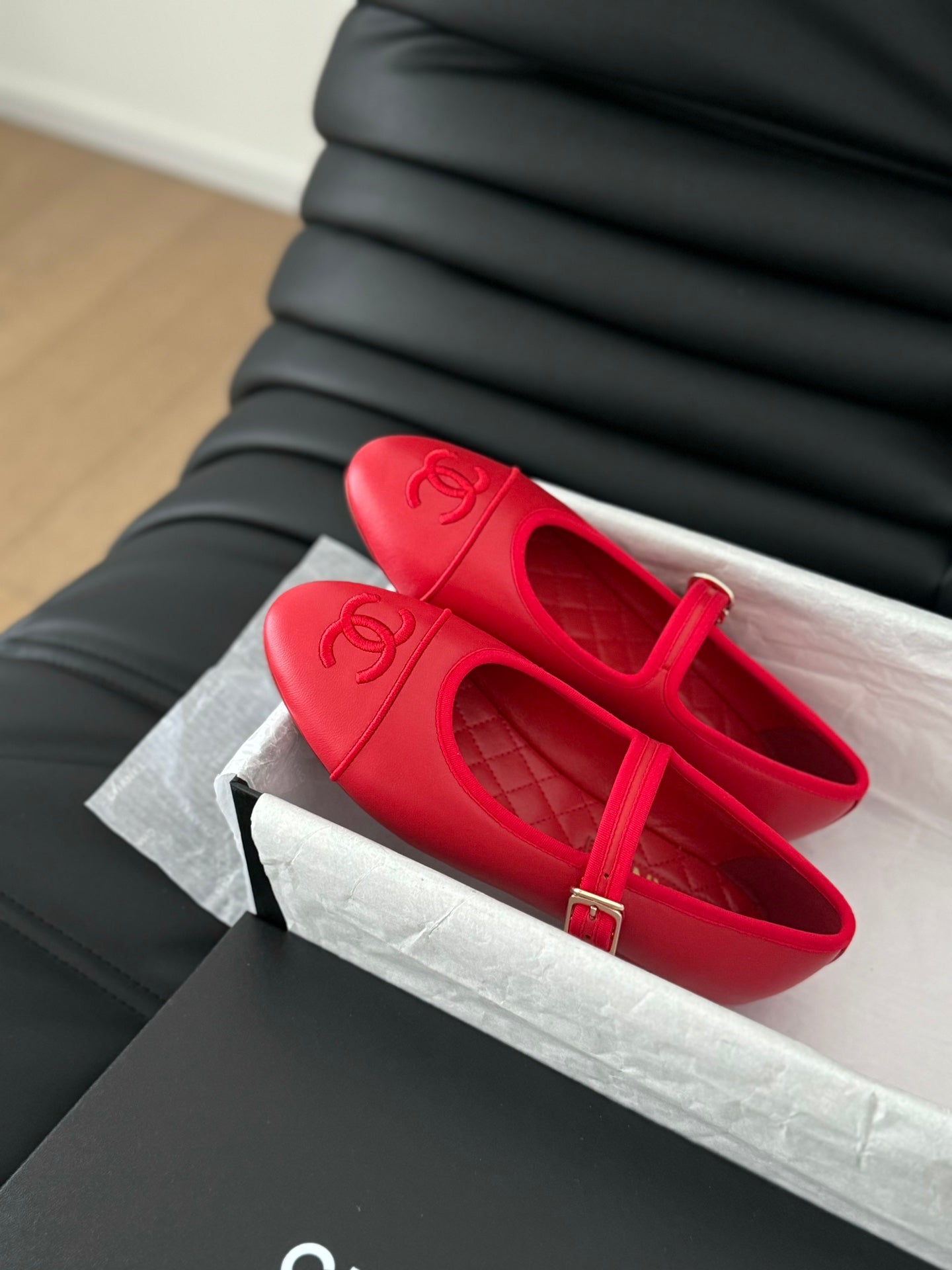 MARY JANE SHOES IN ROSE RED LAMBSKIN - 35