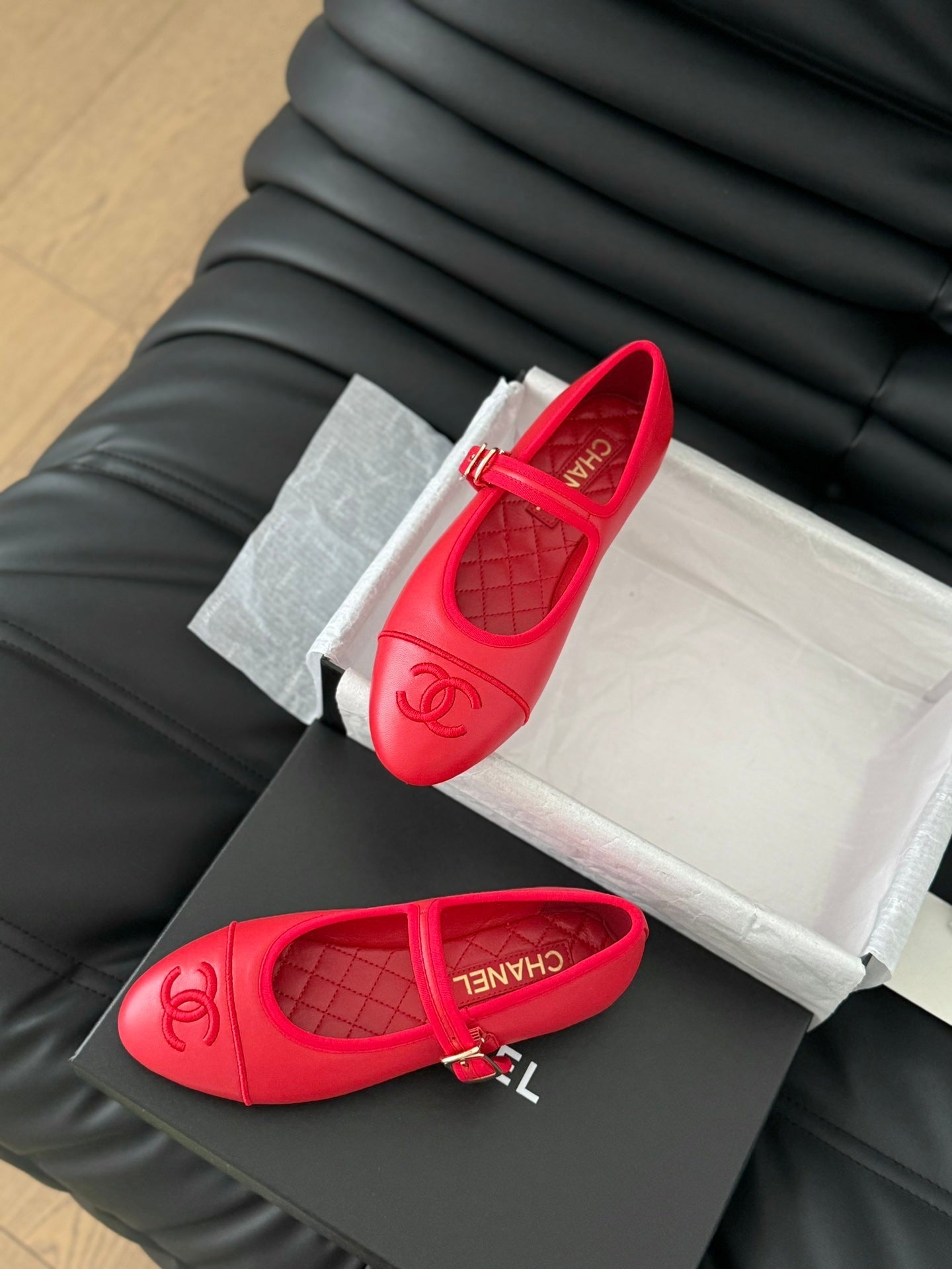MARY JANE SHOES IN ROSE RED LAMBSKIN - 35